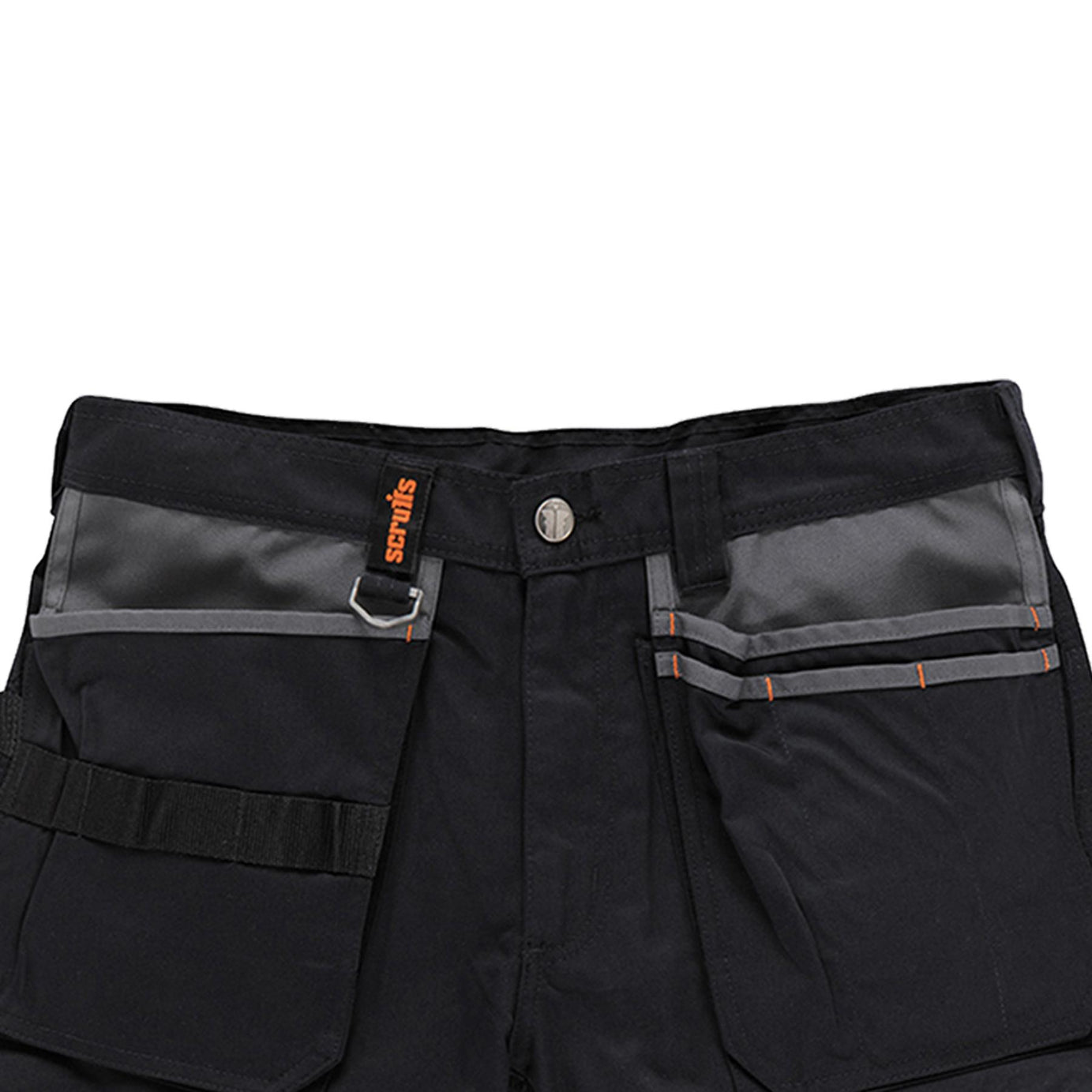 Trade Short Black Size 40" W Ykk Zipped Fly. 65% Polyester, 35% Cotton, 250gsm.
