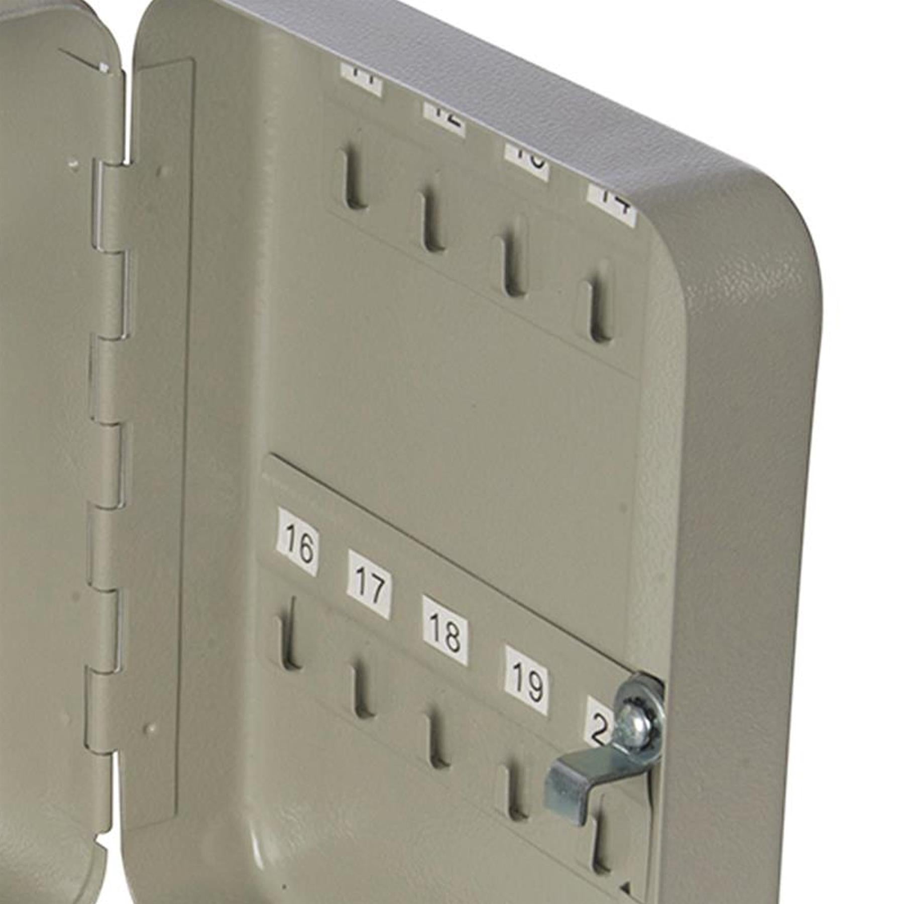 20-Key Cabinet Keyed - 200 X 160 X 75mm Metal Heavy Duty Steel Lockable