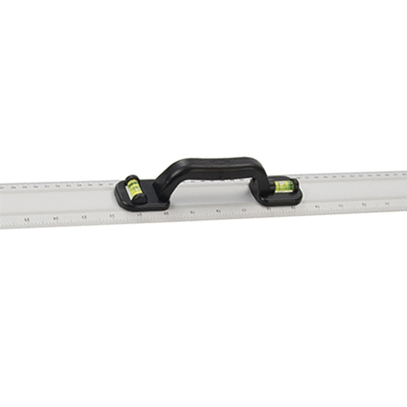 Aluminium Rule Spirit Level Ruler Straight Edge - 900mm With Rebated Edge