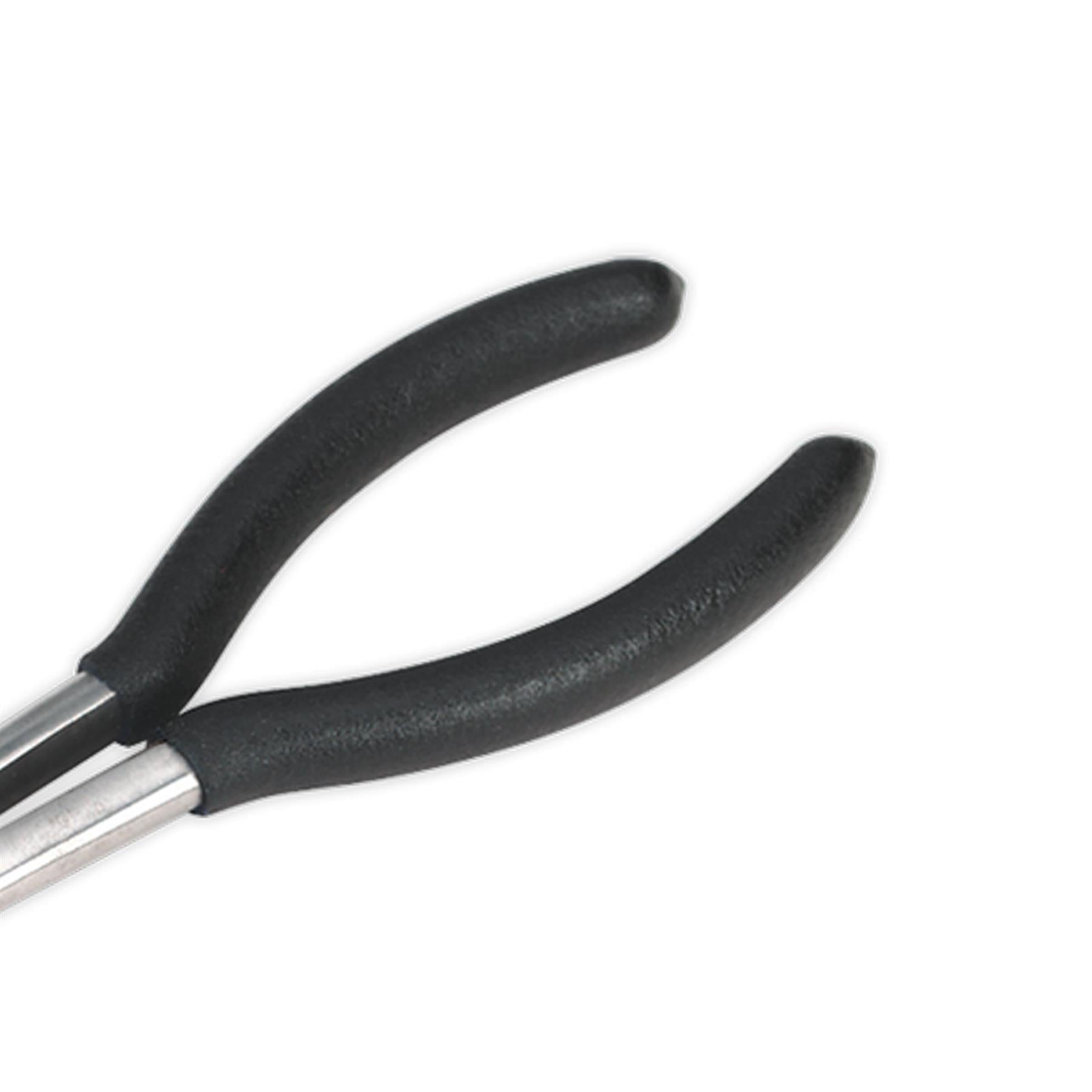 Sealey Needle Nose Pliers 275mm Straight Fully Polished Finish