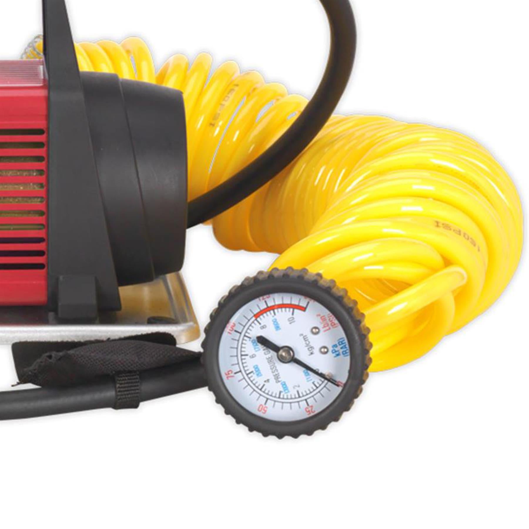 Sealey Tyre Inflator/Mini Air Compressor 12V Heavy-Duty