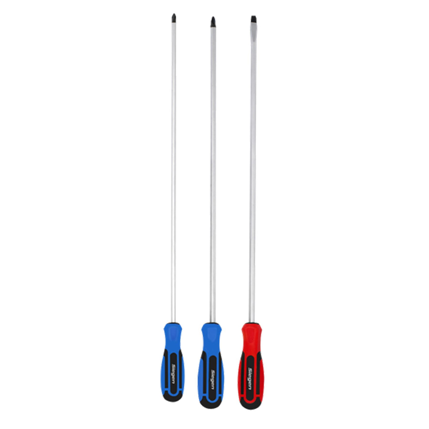 Sealey Screwdriver Set 3pc Extra-Long