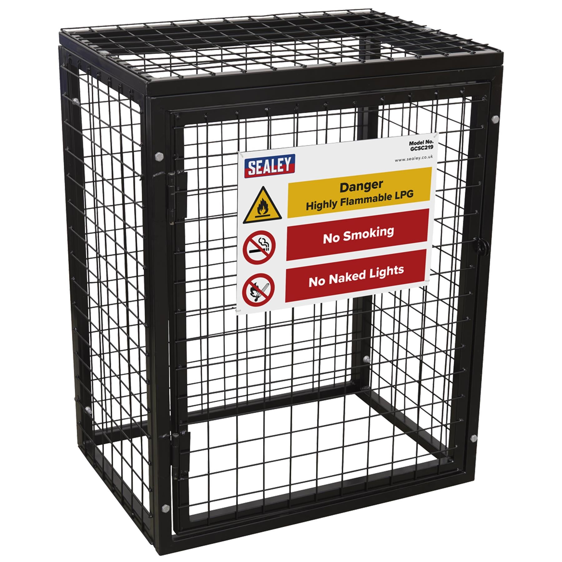 Sealey Safety Cage - 2 x 19kg Gas Cylinders