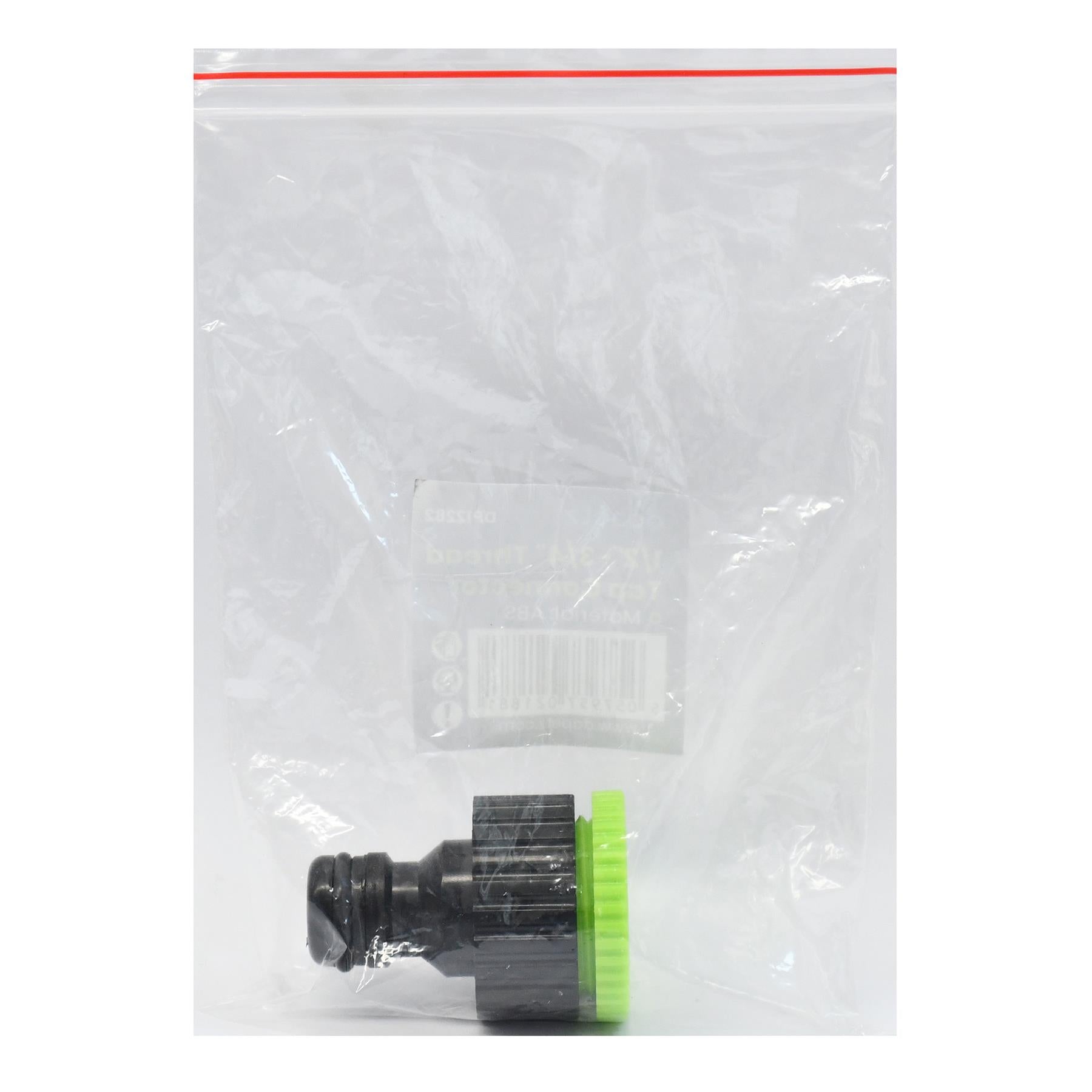 Tap Adaptor 1/2" & 3/4" Garden Watering Water Hose Pipe Plastic Connector Fitting