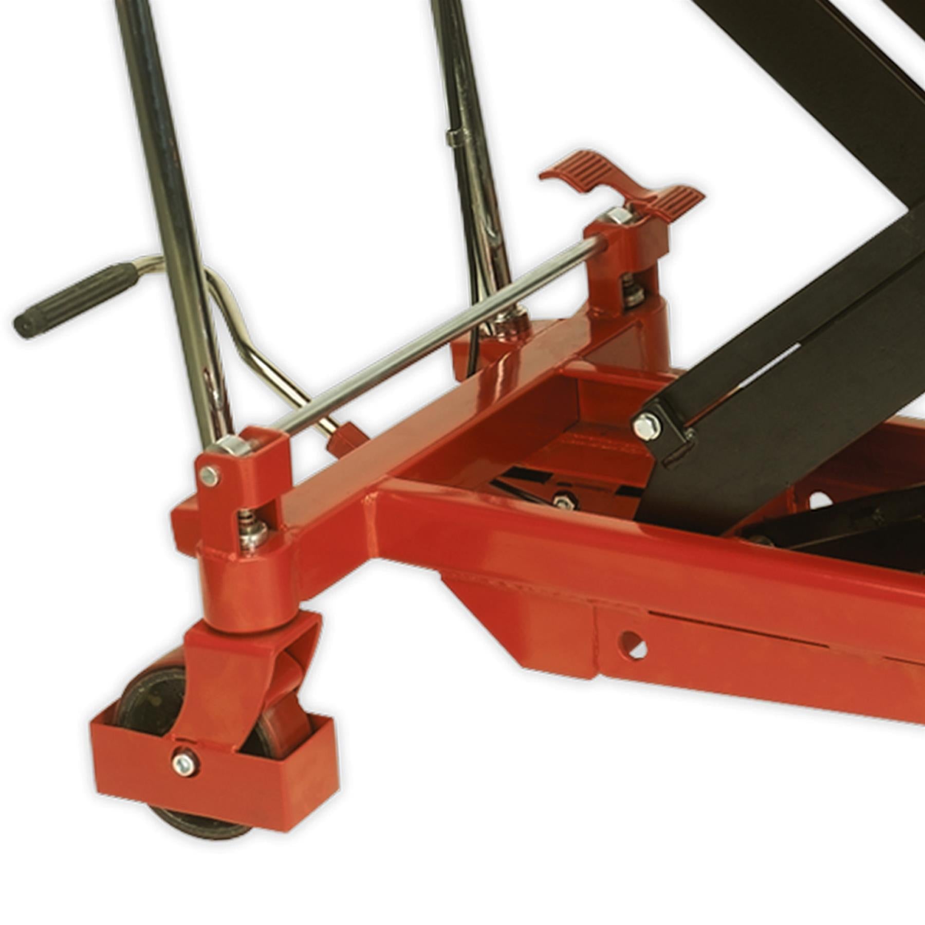 Sealey Hydraulic Platform Truck 1000kg With four composite wheels