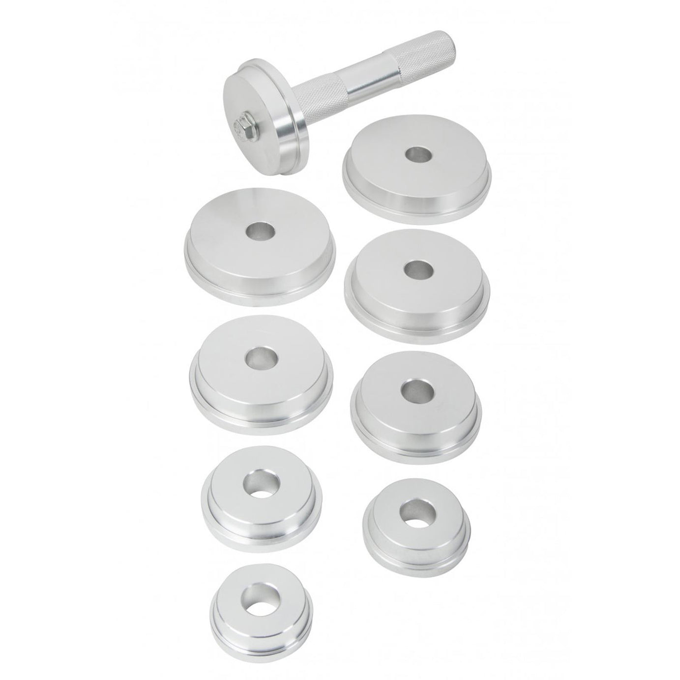 Bluespot Wheel Bearing Race and Seal Driver Set 40mm - 81mm 10pc Aluminium Kit