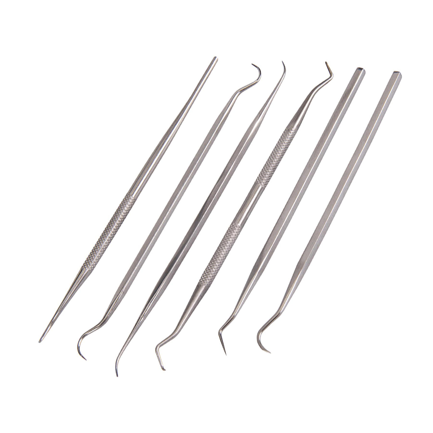 6Pce Pick/Probe Set Carving Sculpting Clay Pottery Hobby Craft DIY Stainless Set