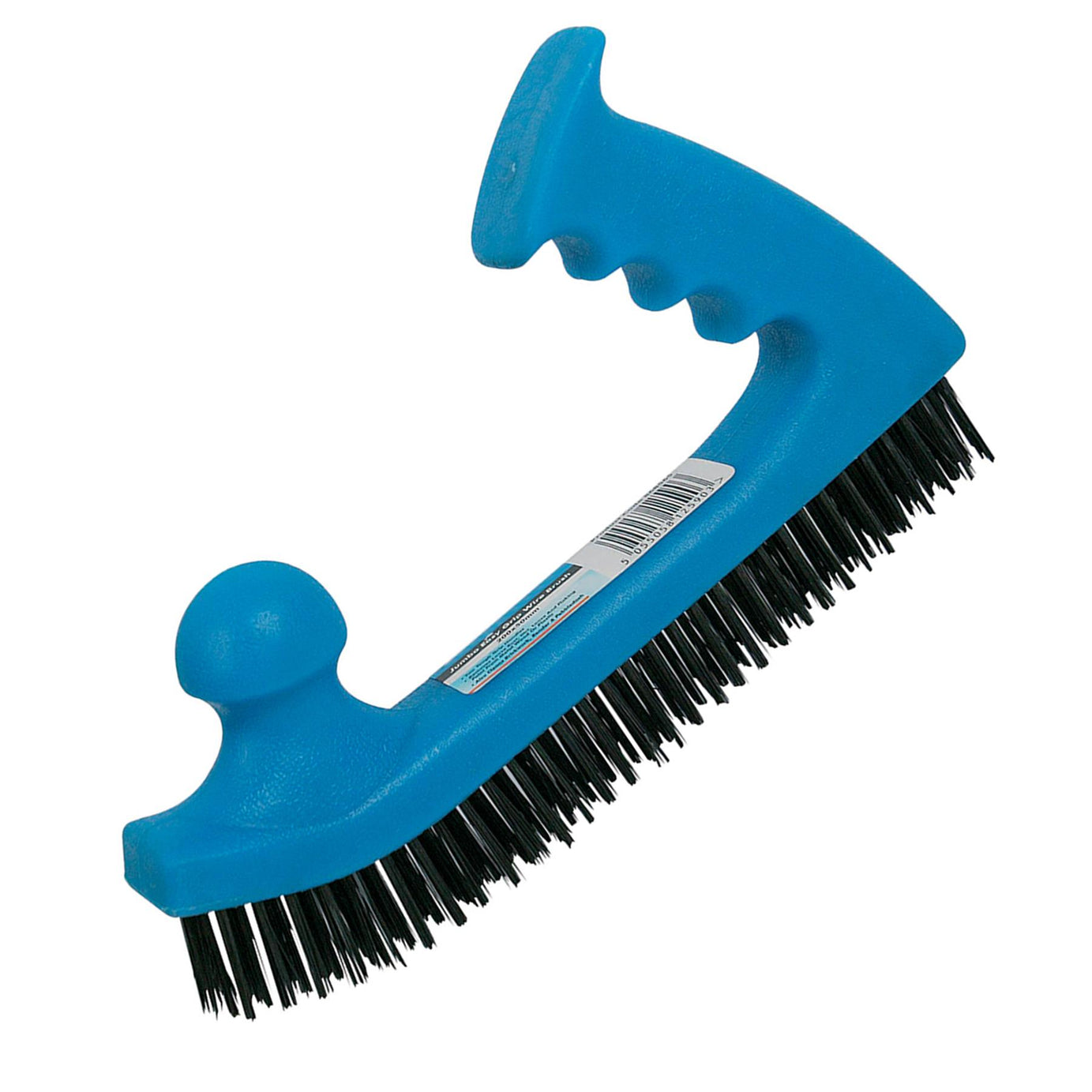 Wire Brush Jumbo Easy Grip - 200 X 50mm Heavy Duty Double-Handed Polypropylene