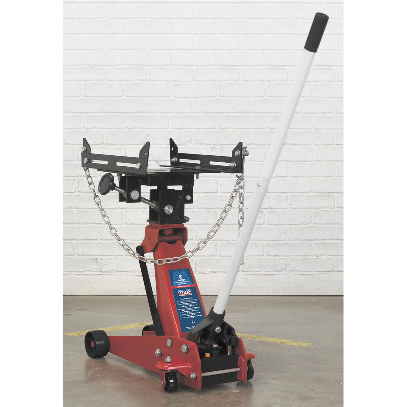 Sealey Transmission Jack Adaptor Trolley Jack Cradle Support 200kg Capacity