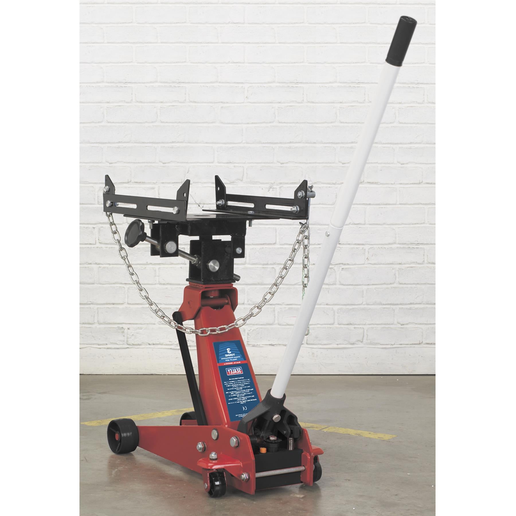 Sealey Transmission Jack Adaptor Trolley Jack Cradle Support 200kg Capacity