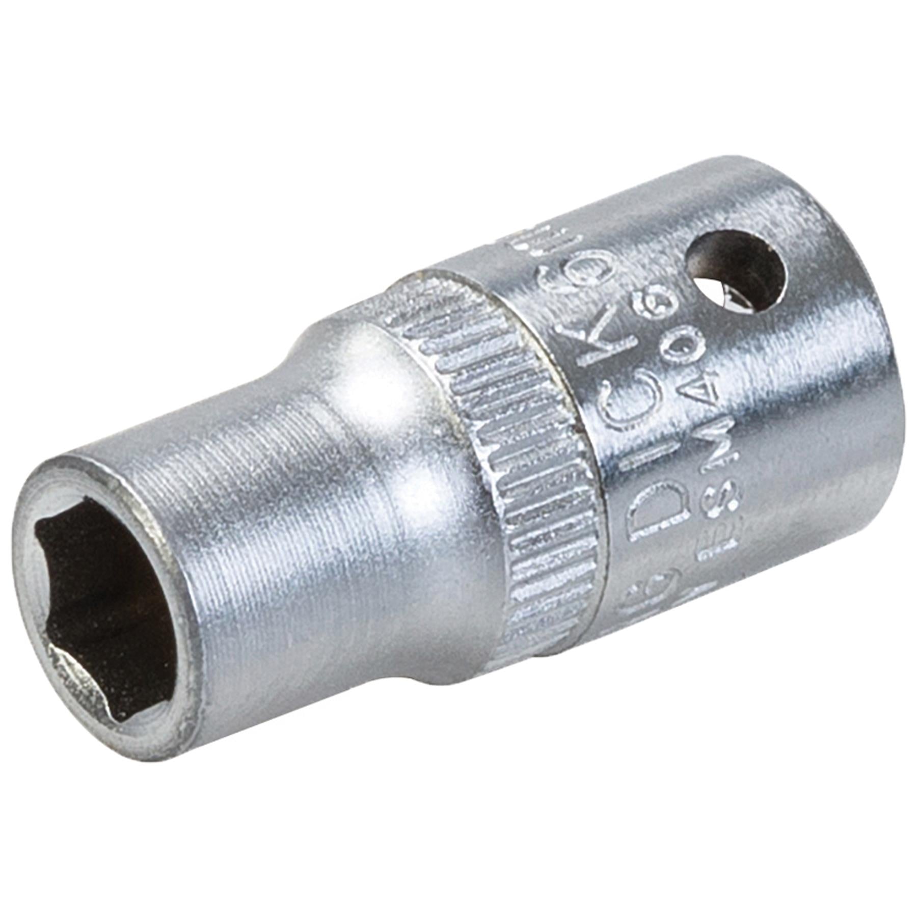 King Dick Socket 1/4" Sd 6pt Metric 6mm