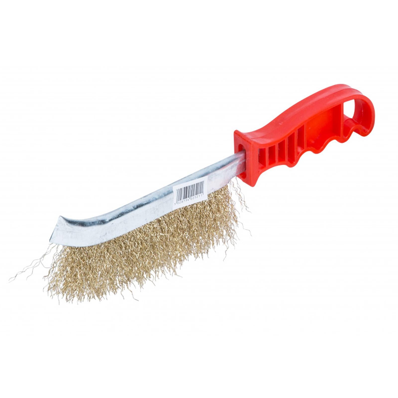 Hand Scratch Copper Wire Brush Good Grip Handle Paint Dirt Rust Bluespot