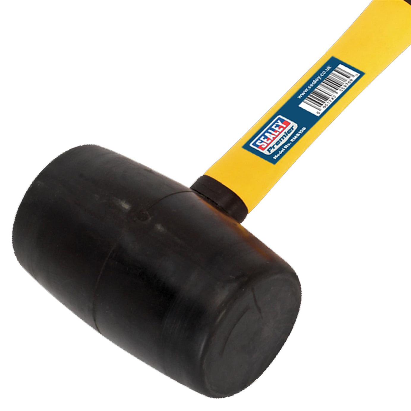 Sealey Rubber Mallet 1.5lb with Fibreglass Shaft