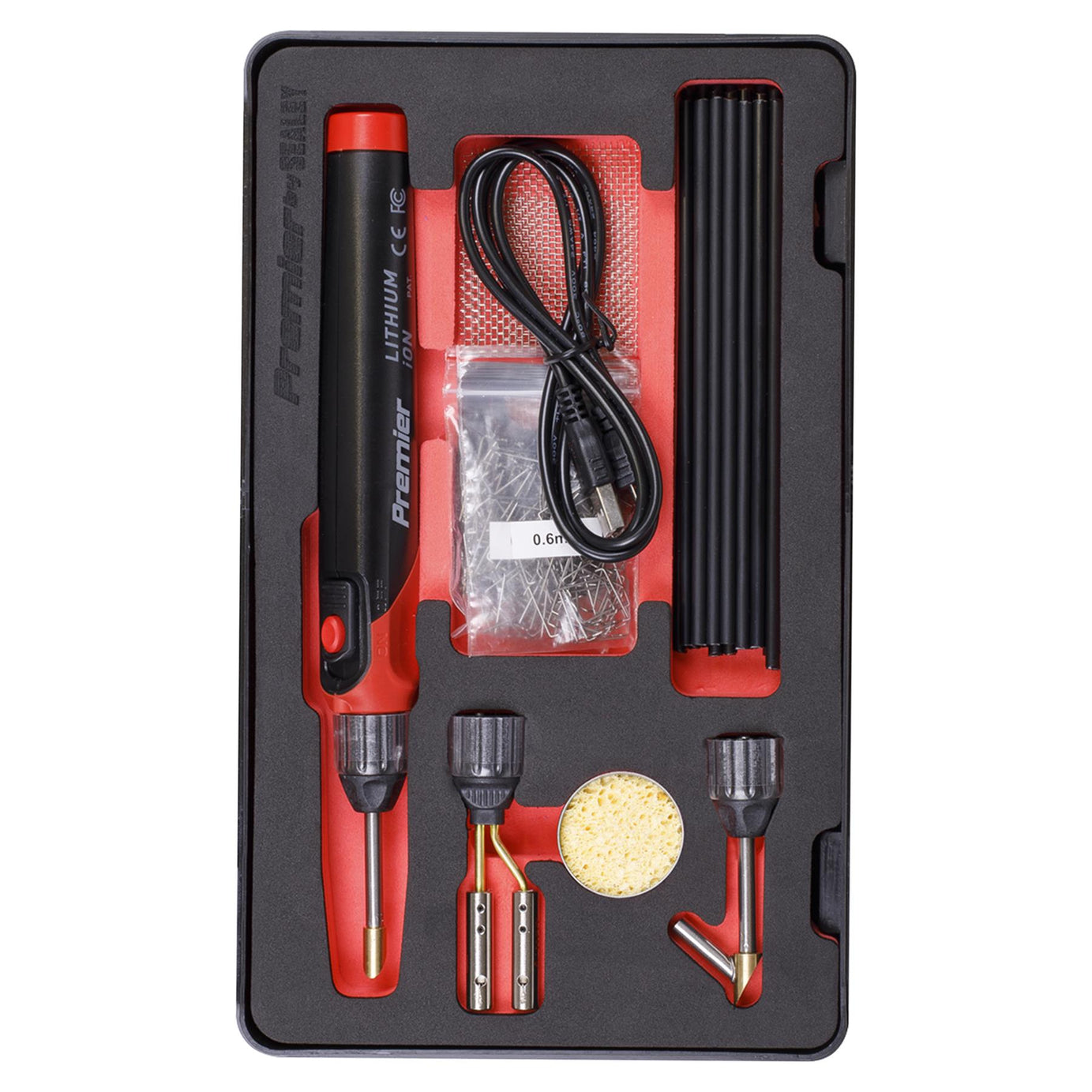 Sealey Lithium-ion Rechargeable Plastic Welding Repair Kit 30W