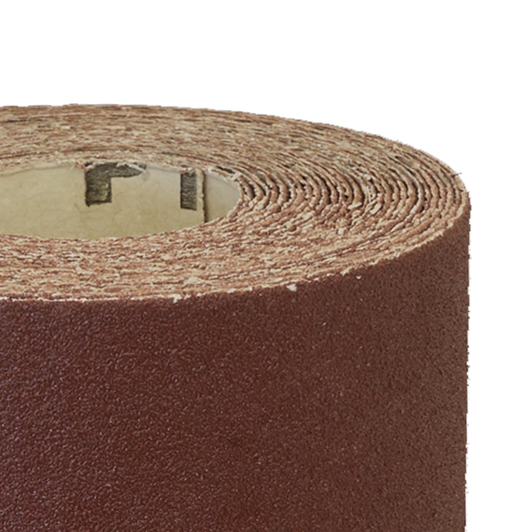 Production Sanding Roll 115mm x 5m - Fine 120Grit Sealey