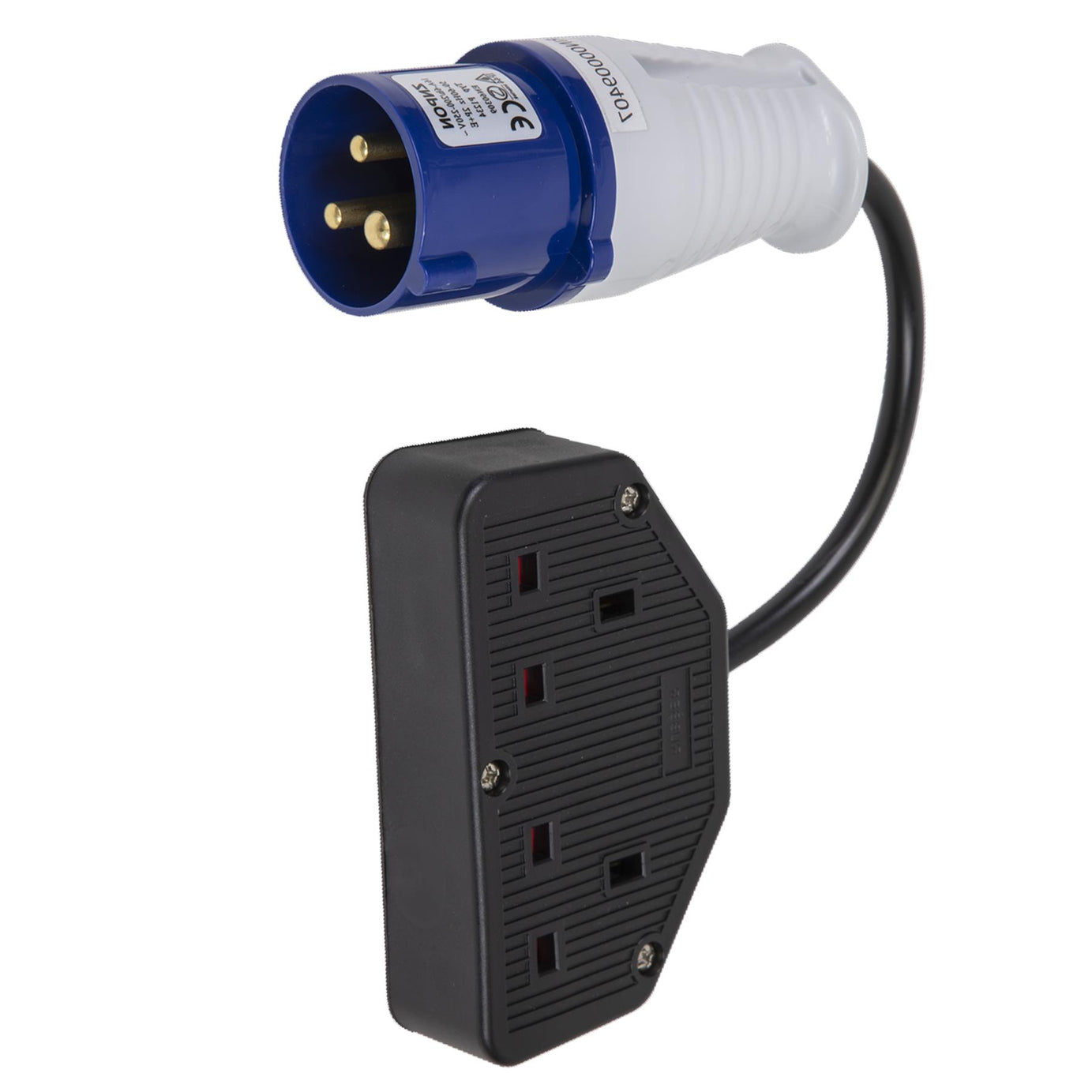 16Amp/13A Trailing Twin Socket & Cable Set Sealey