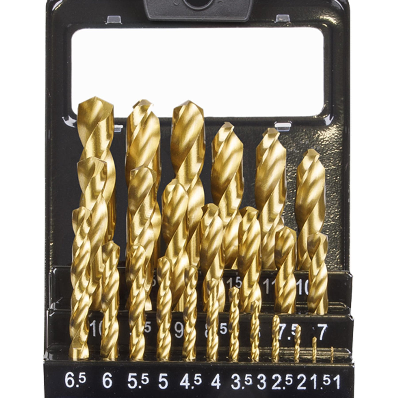 Sealey 25pc Drill Bit Set HSS Fully Ground Ø1-13mm DIN 338 Metric AK4725