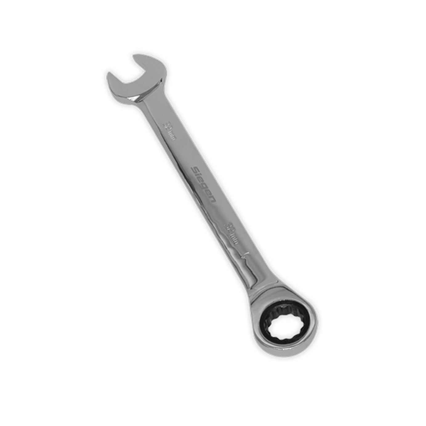 Sealey Combination Ratchet Spanner Set 17pc Metric Chrome Vanadium Steel
