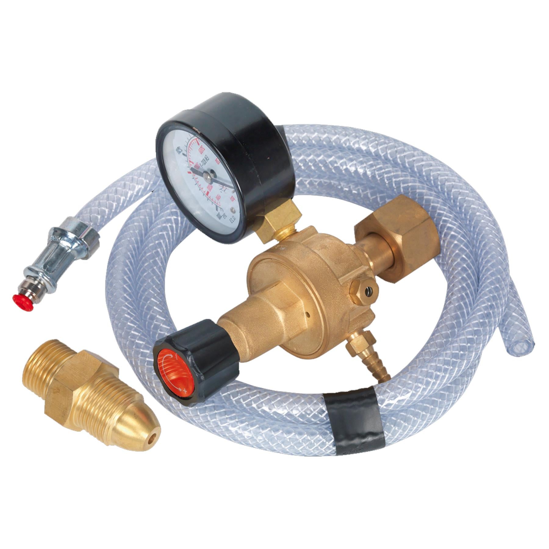 Sealey MIG Gas Regulator Kit 1 Gauge Regulator Industrial