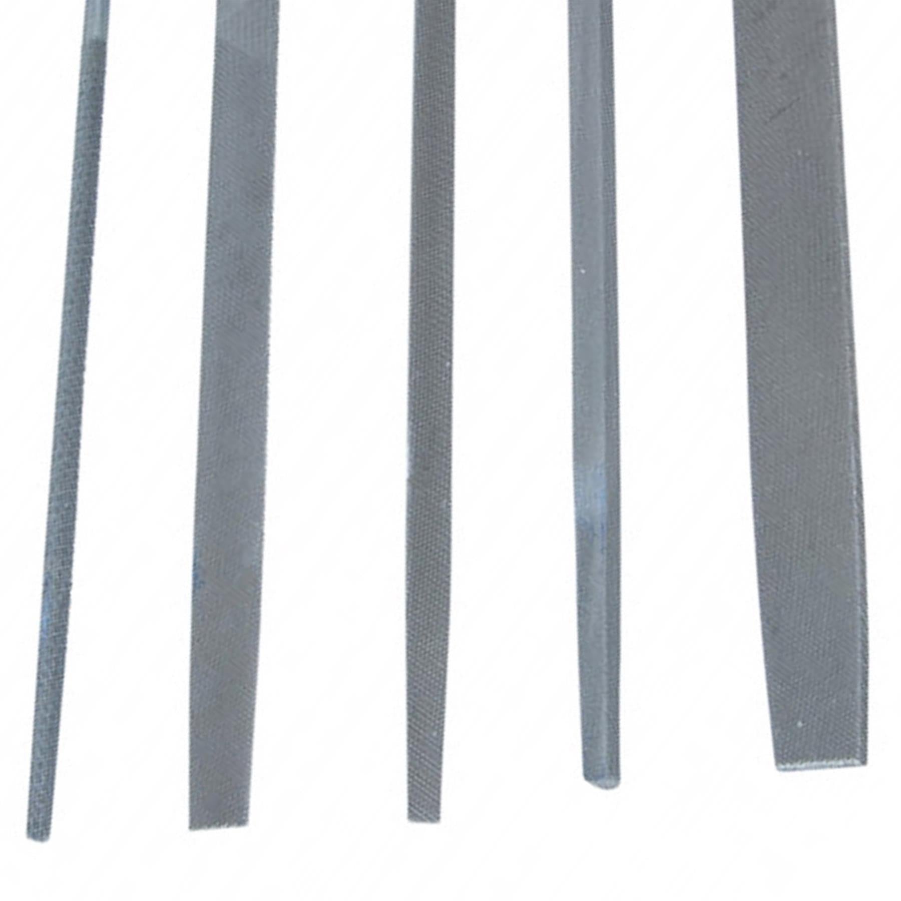 BlueSpot 5pc 200mm (8") Soft Grip Assorted Engineer Metal File Set Heavy Duty