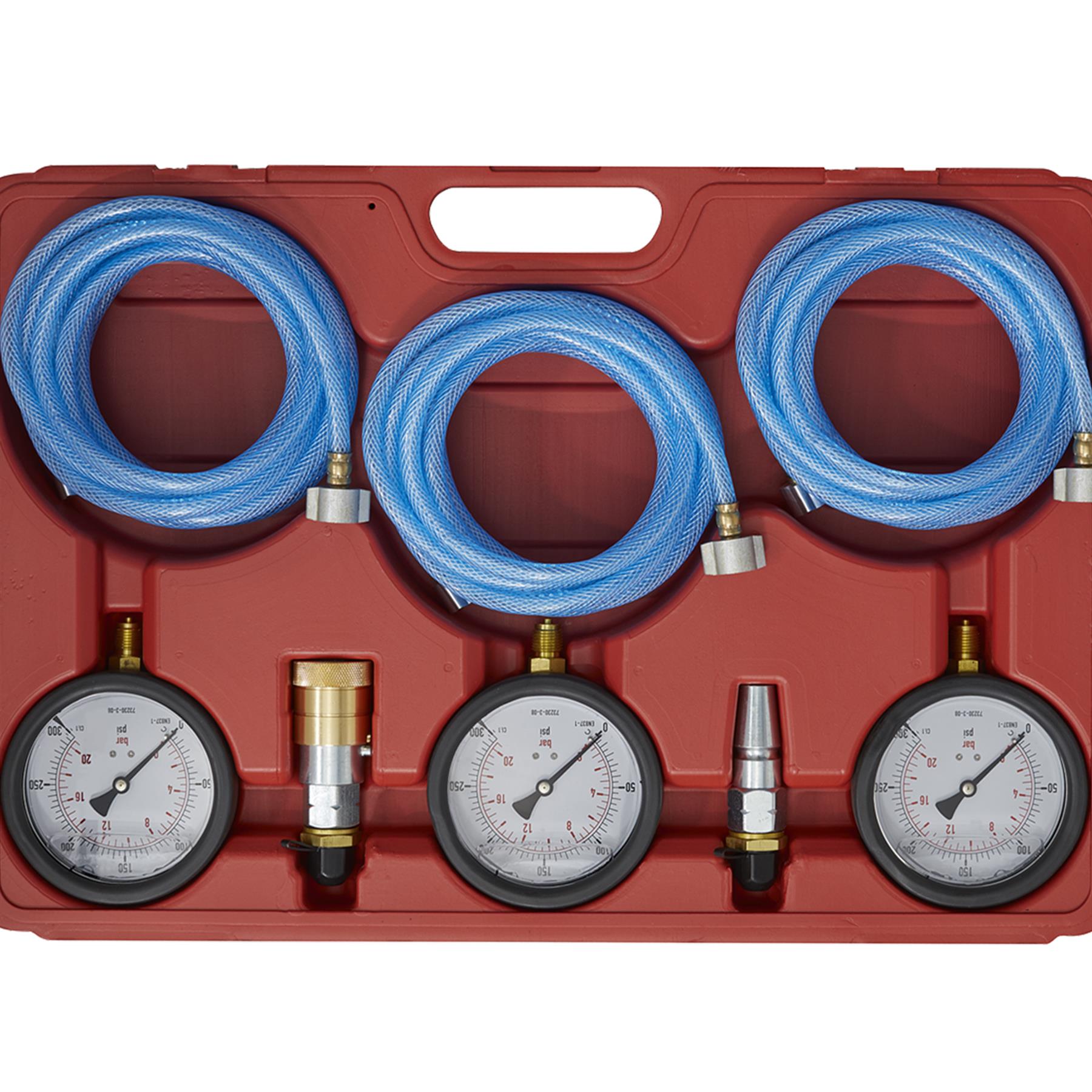 Sealey Air Brake Test Gauge Set - Commercial Quick & Easy Storage Case