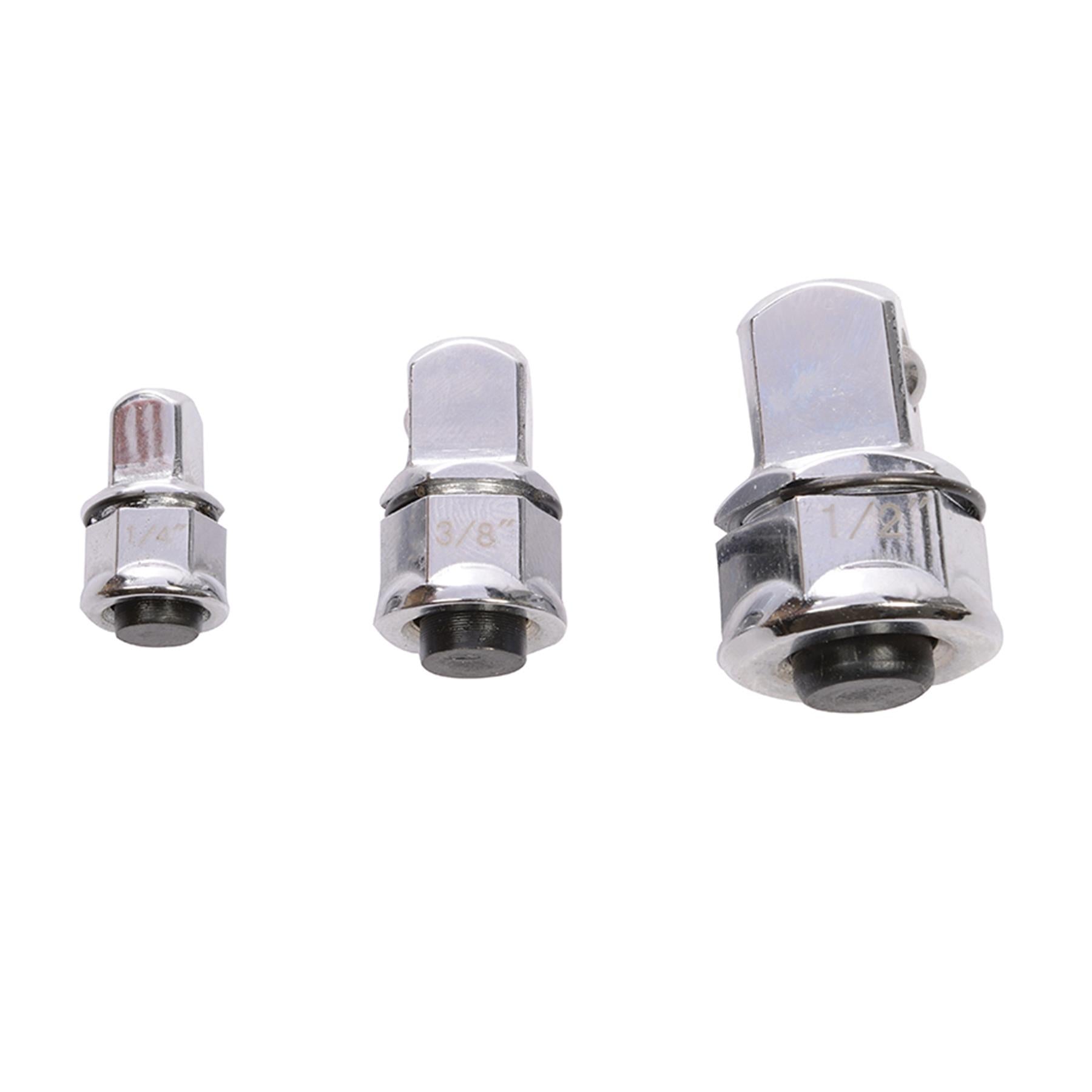 3Pce Ratchet Spanner Adaptor Set Converts Ratchet Spanners Into Ratchets