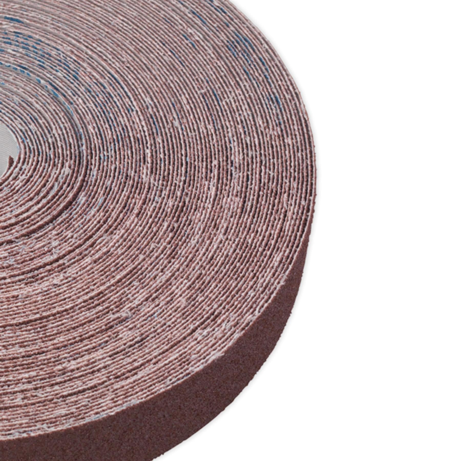 Sealey Emery Roll Brown 25mm x 50m 80Grit