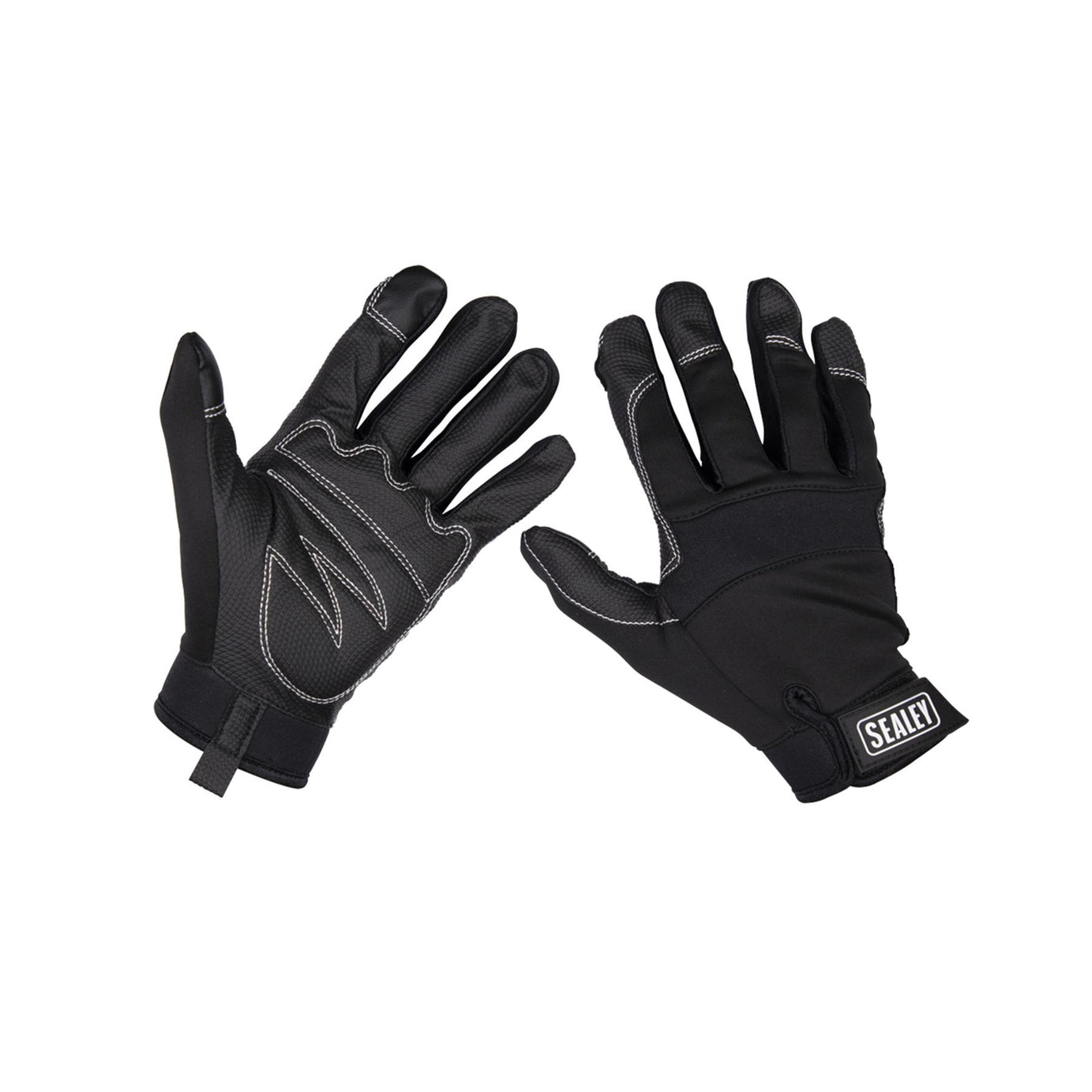 Sealey Mechanic's Gloves Light Palm Tactouch - X-Large