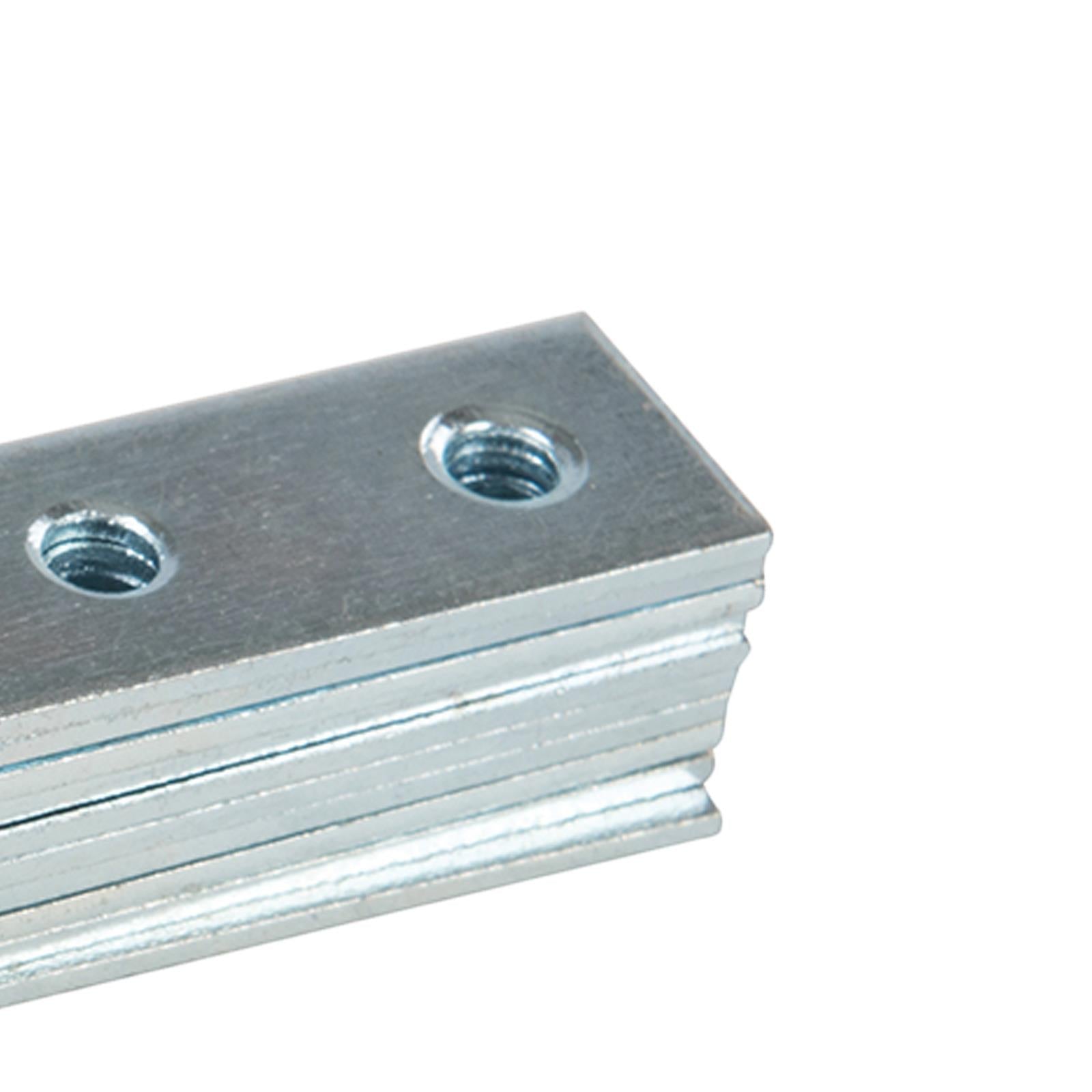 Mending Plates Zinc Plated With Offset Fixing Holes For Timber Repair 50Pk 80mm