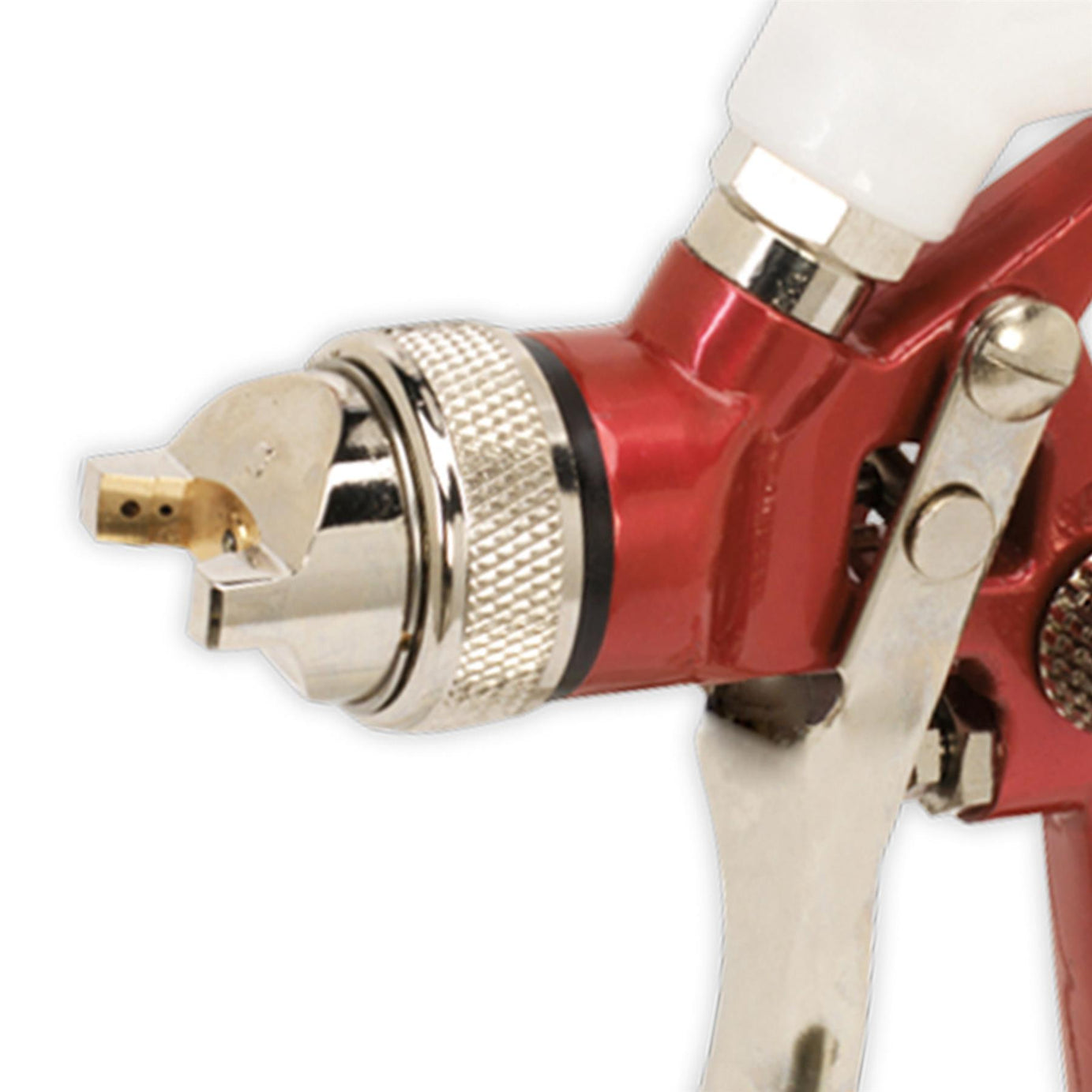 Sealey HVLP Gravity Fed Spray/Paint/Lacquer/Primer Gun 1.3mm Set-Up