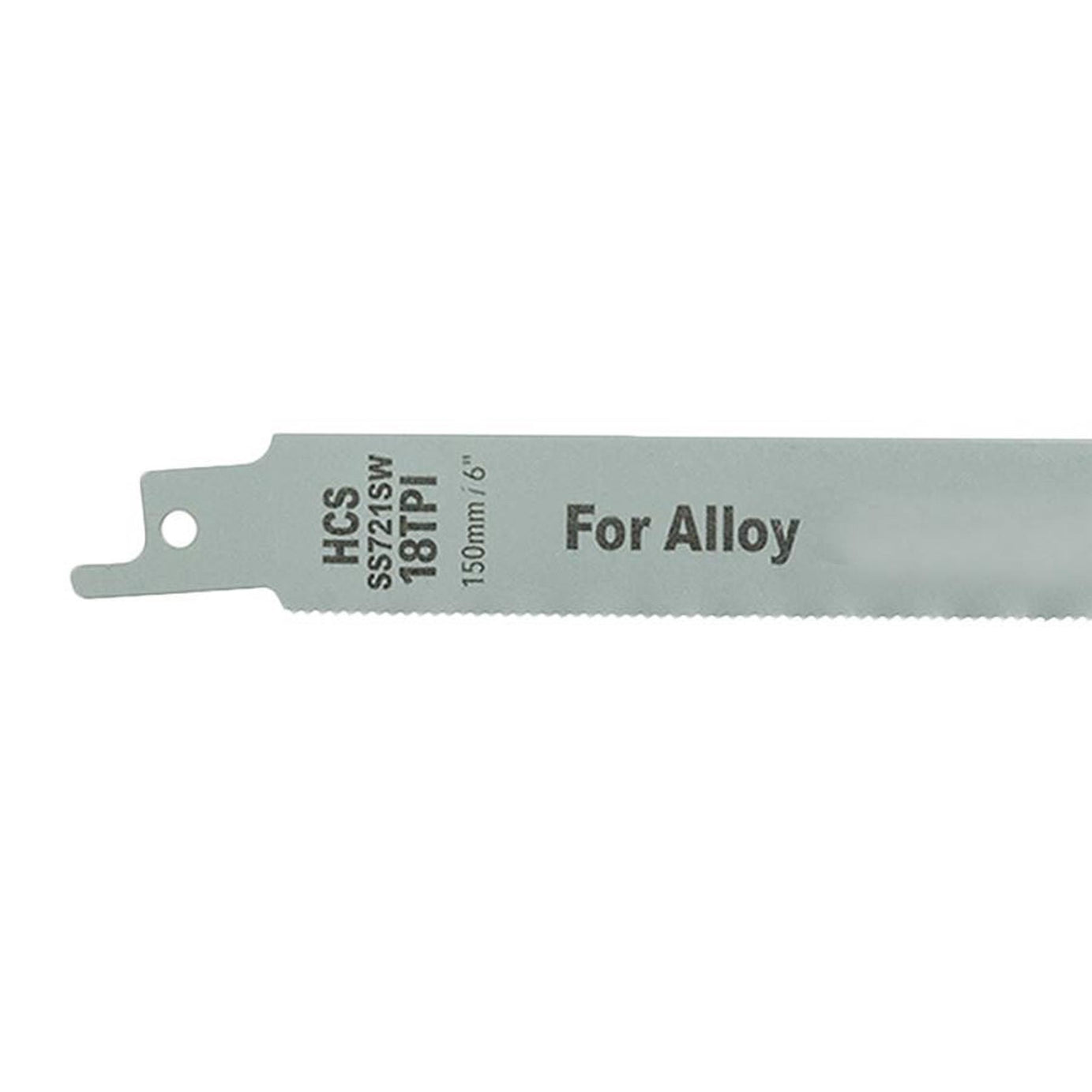 5 x Reciprocating Saw Blades 18 Tpi 150mm Wood & Soft Alloy Cutting Fine