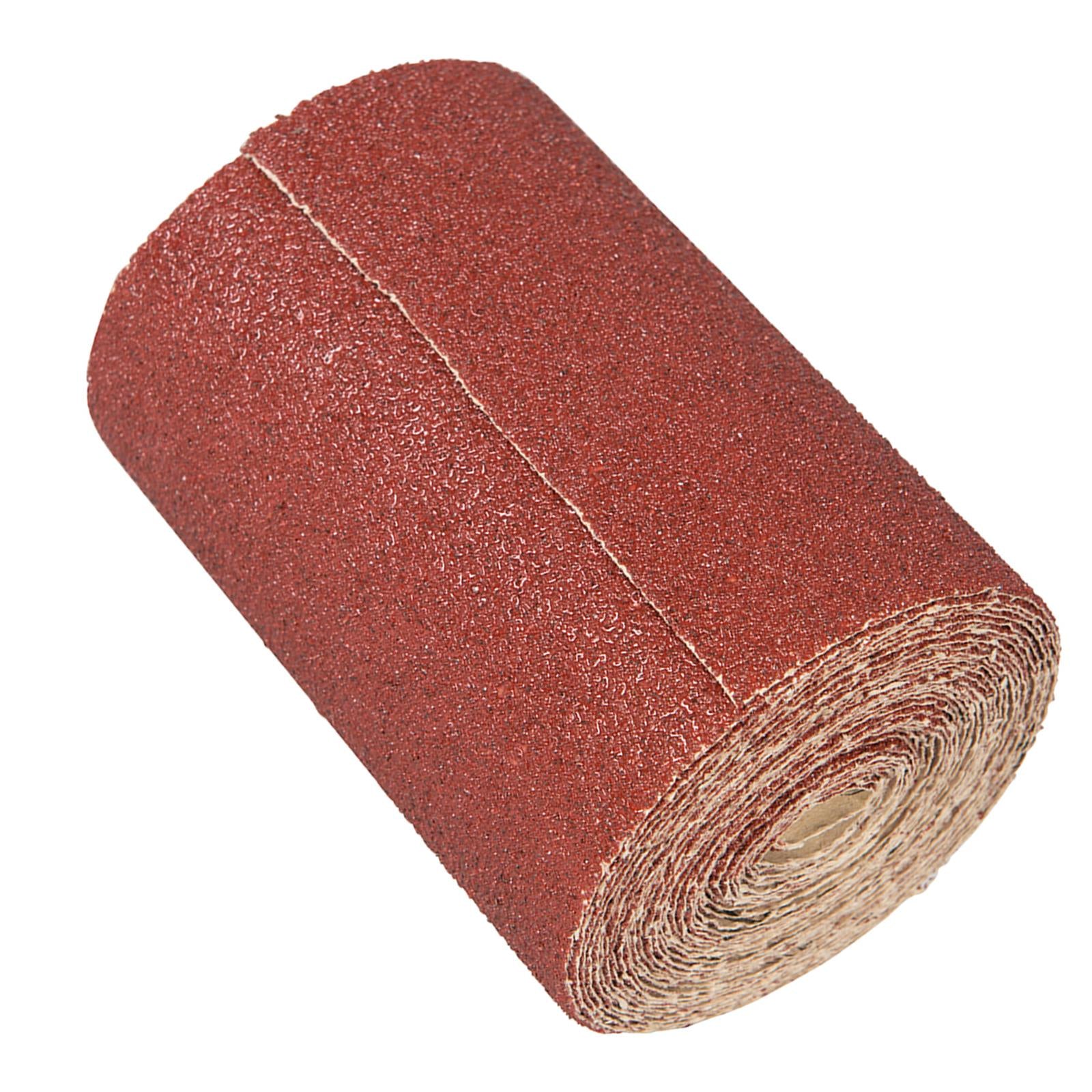5m RED ALUMINIUM OXIDE SANDING ROLL GRIT 60 SANDPAPER SAND WOODWORK