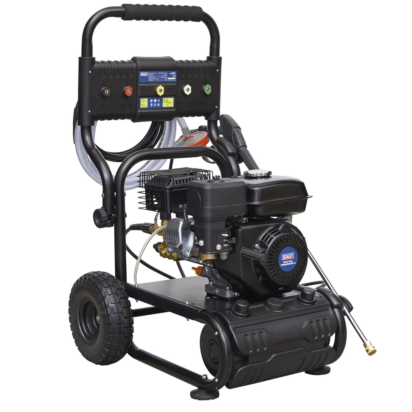 Sealey Pressure Washer 220bar 540L/hr Self-Priming 6.5hp Petrol