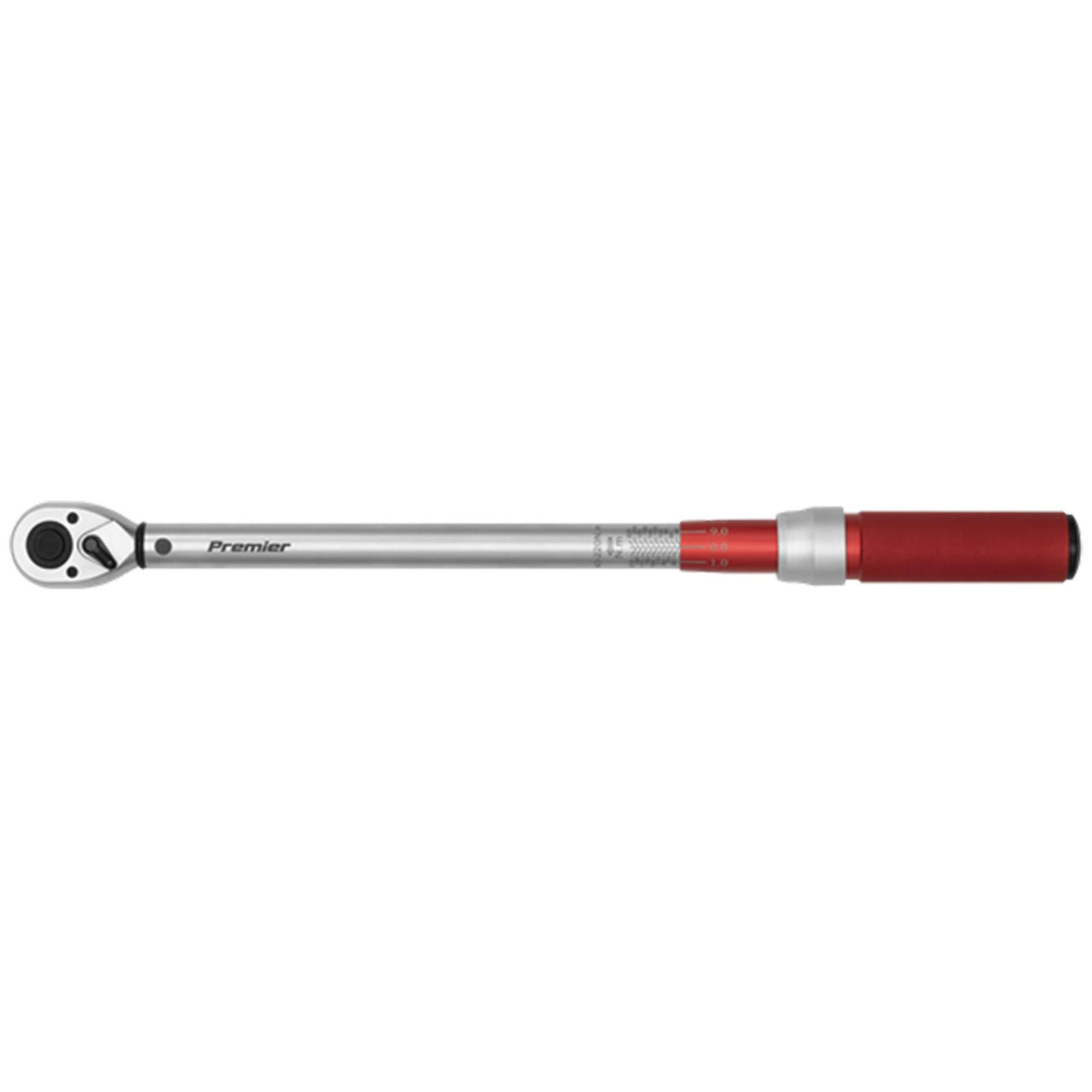 Sealey Tool RED Torque Wrench Micrometer Style 1/2" 40-220Nm Calibrated