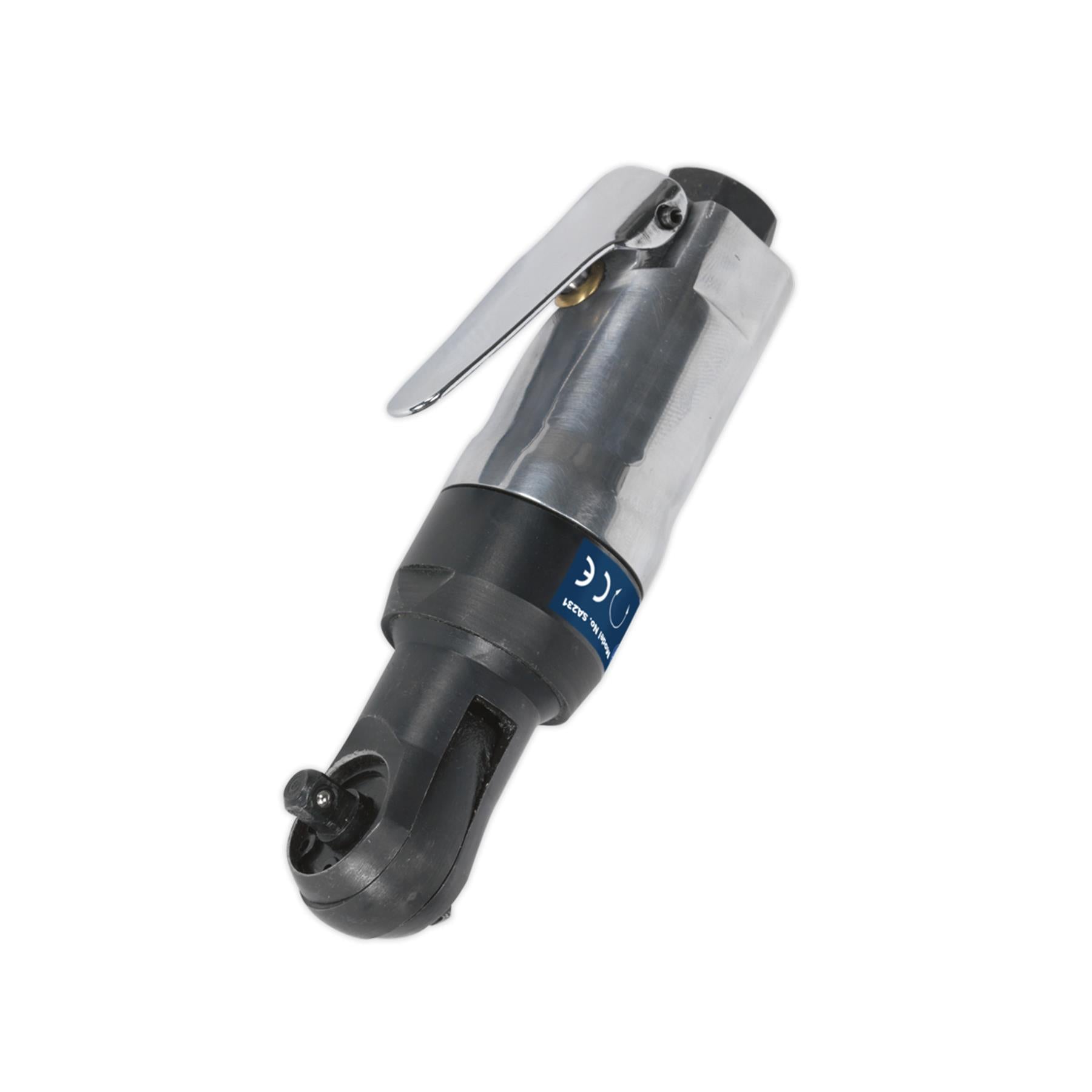 Sealey Air Ratchet Wrench 3/8"Sq Drive Super Stubby