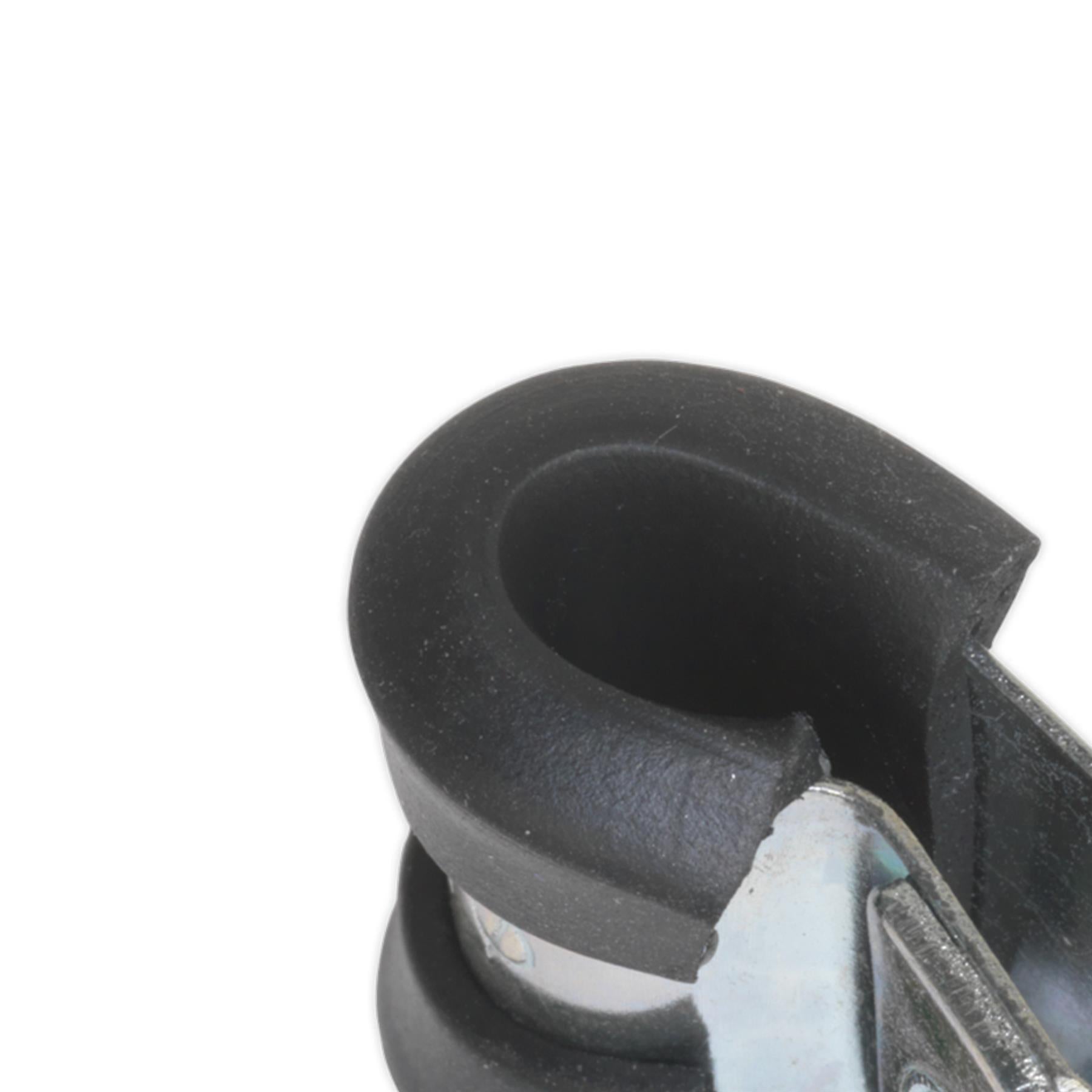 Sealey P-Clip Rubber Lined 6mm Pack of 25