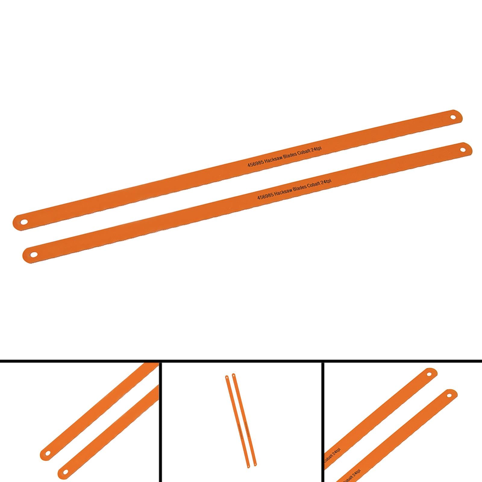 2Pk Hacksaw Blades Cobalt 24Tpi Long-Lasting And Hard Wearing Quality