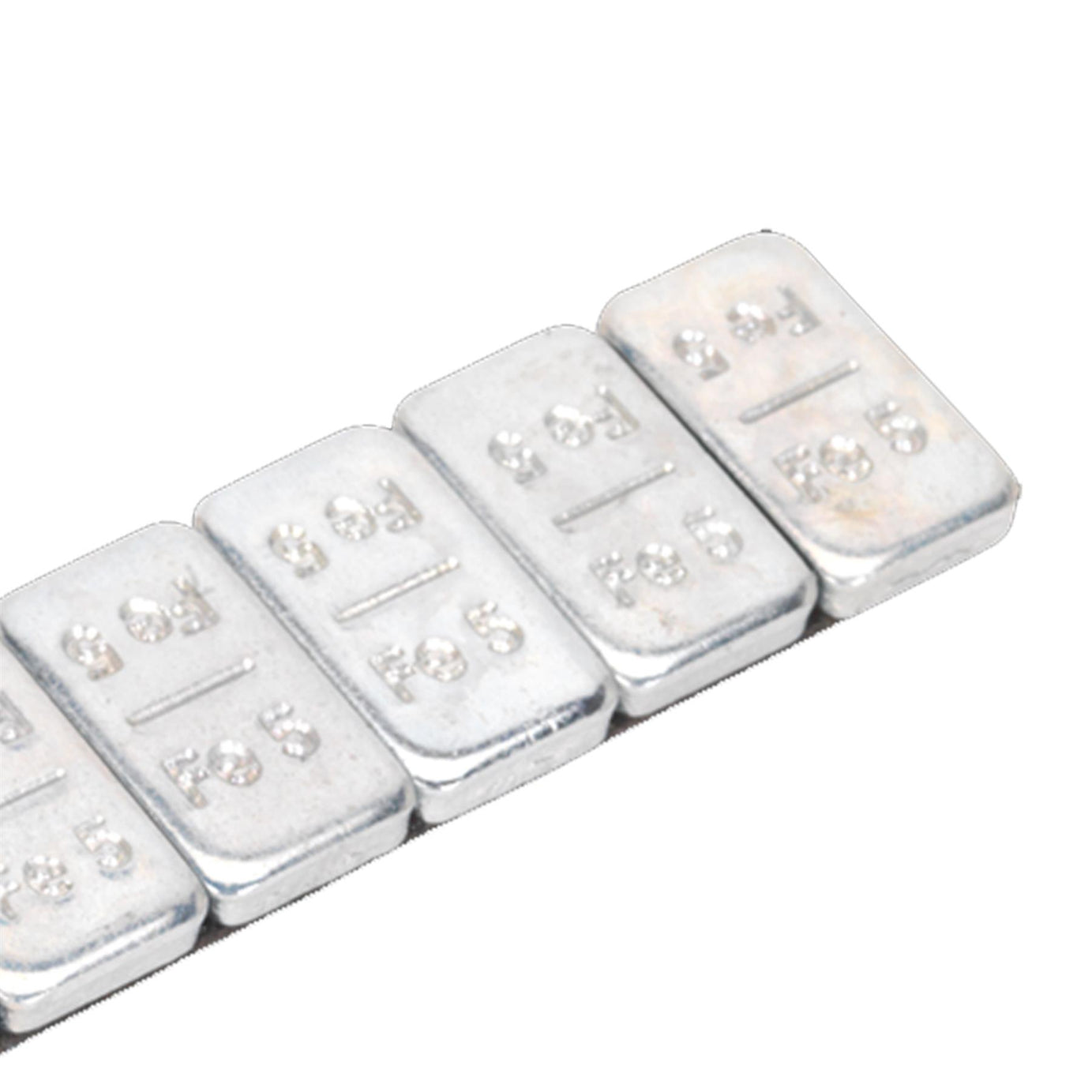Wheel Weight 5g Adhesive Zinc Plated Steel Pack of 100x12 Sealey