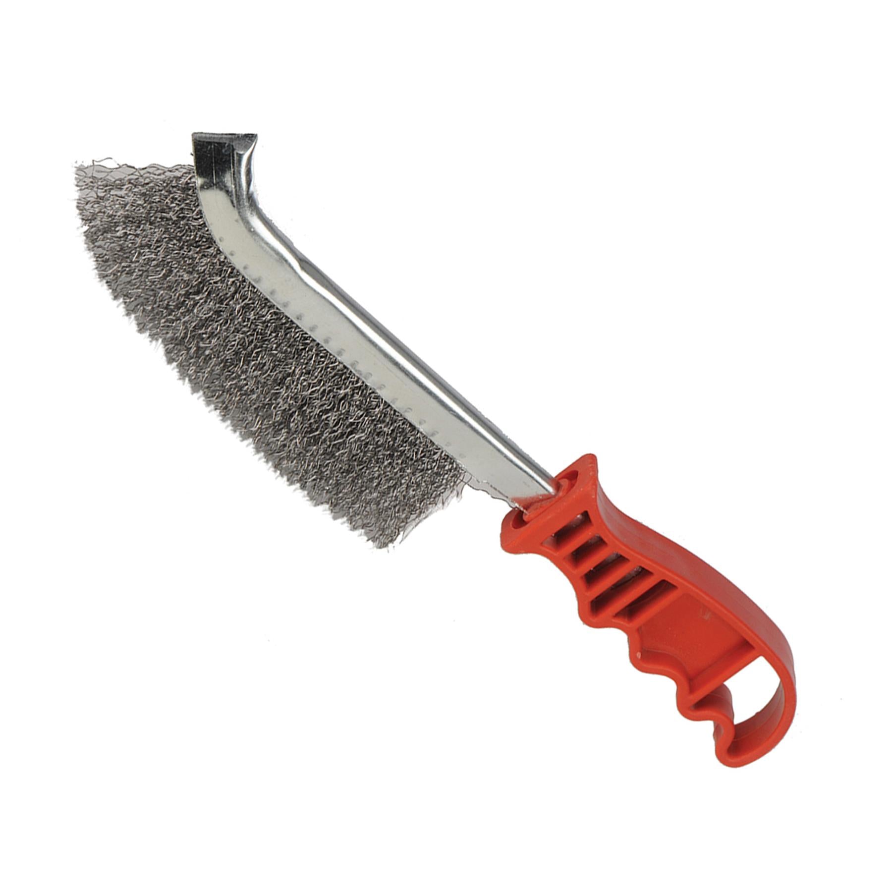 High-Quality Wire Brush Display Box 24pcs 12 STeel Wire Brush & 12 pcs Brass Plate Steel Wire Brush