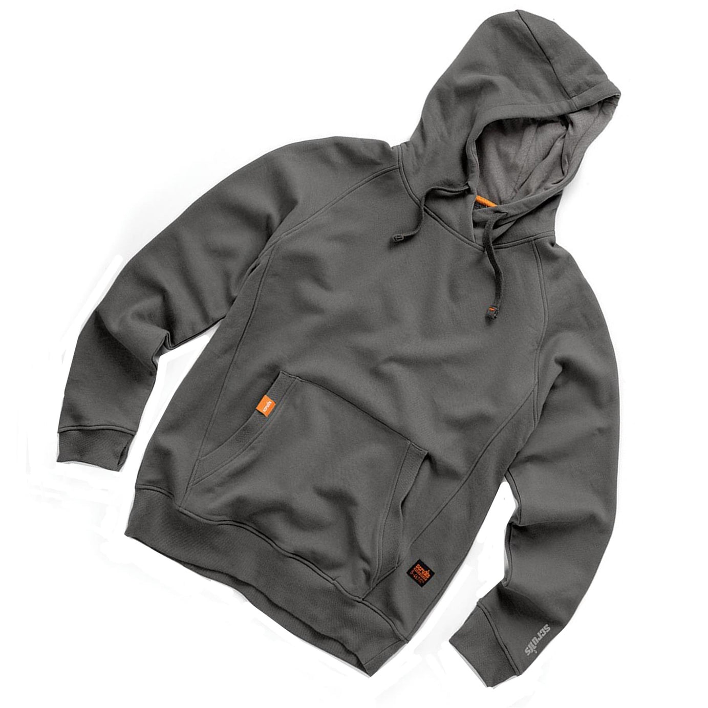 Scruffs Eco Hoodie Trade Work Hoodie Graphite Men Hooded Jumper M