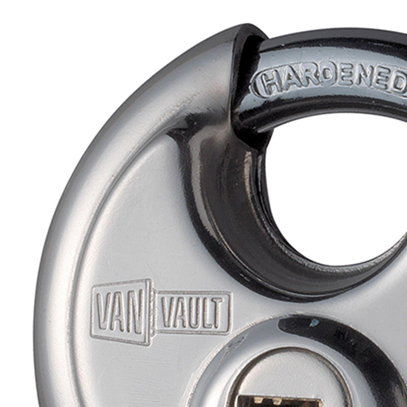 Van Vault Stainless Steel Disc Padlock 70mm
