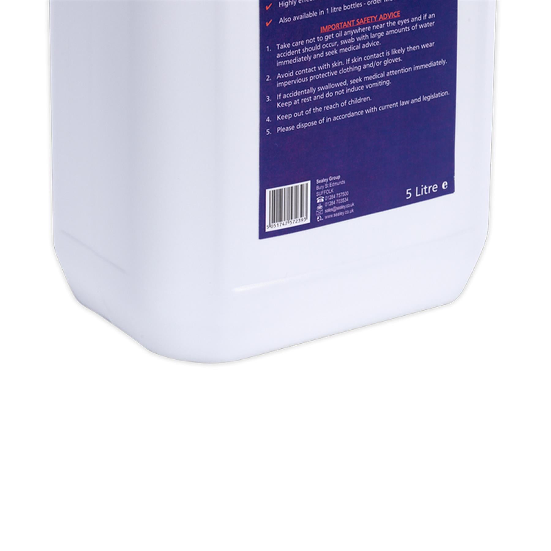 Sealey Compressor Oil Fully Synthetic 5Litre Container - FSO5