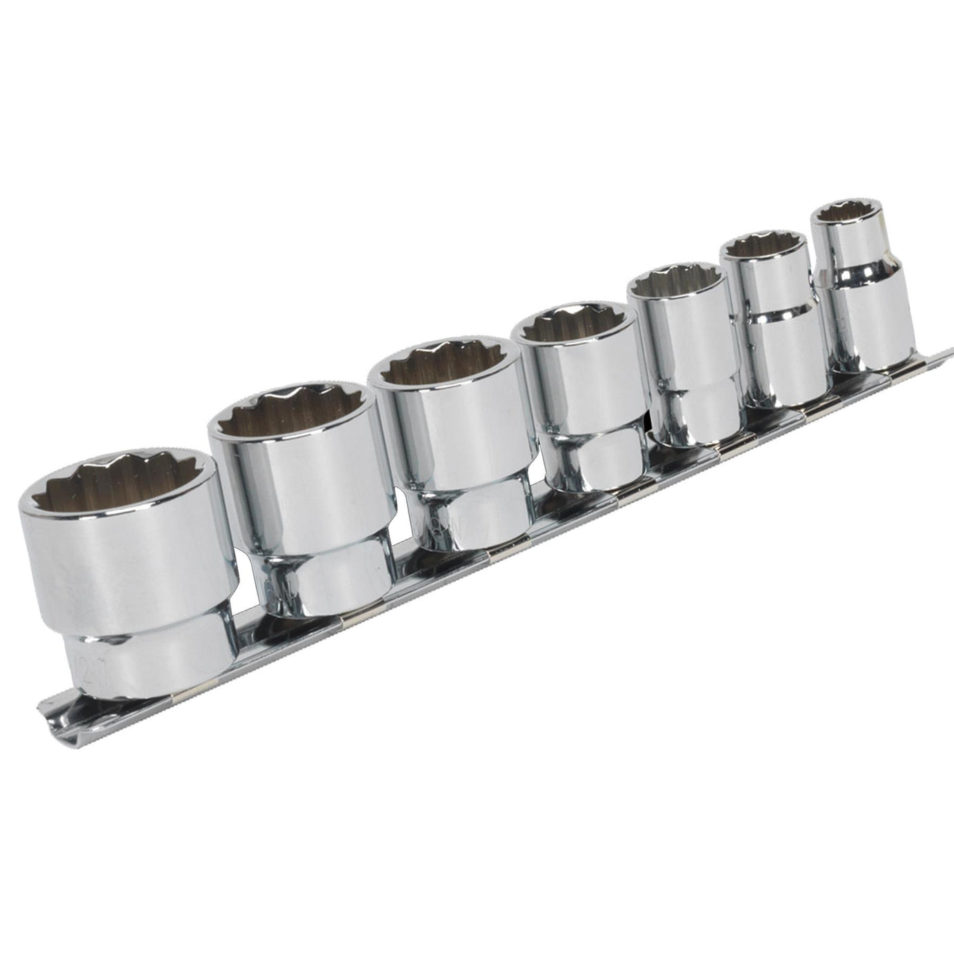 Sealey Socket Set 7pc 3/8"Sq Drive Whitworth