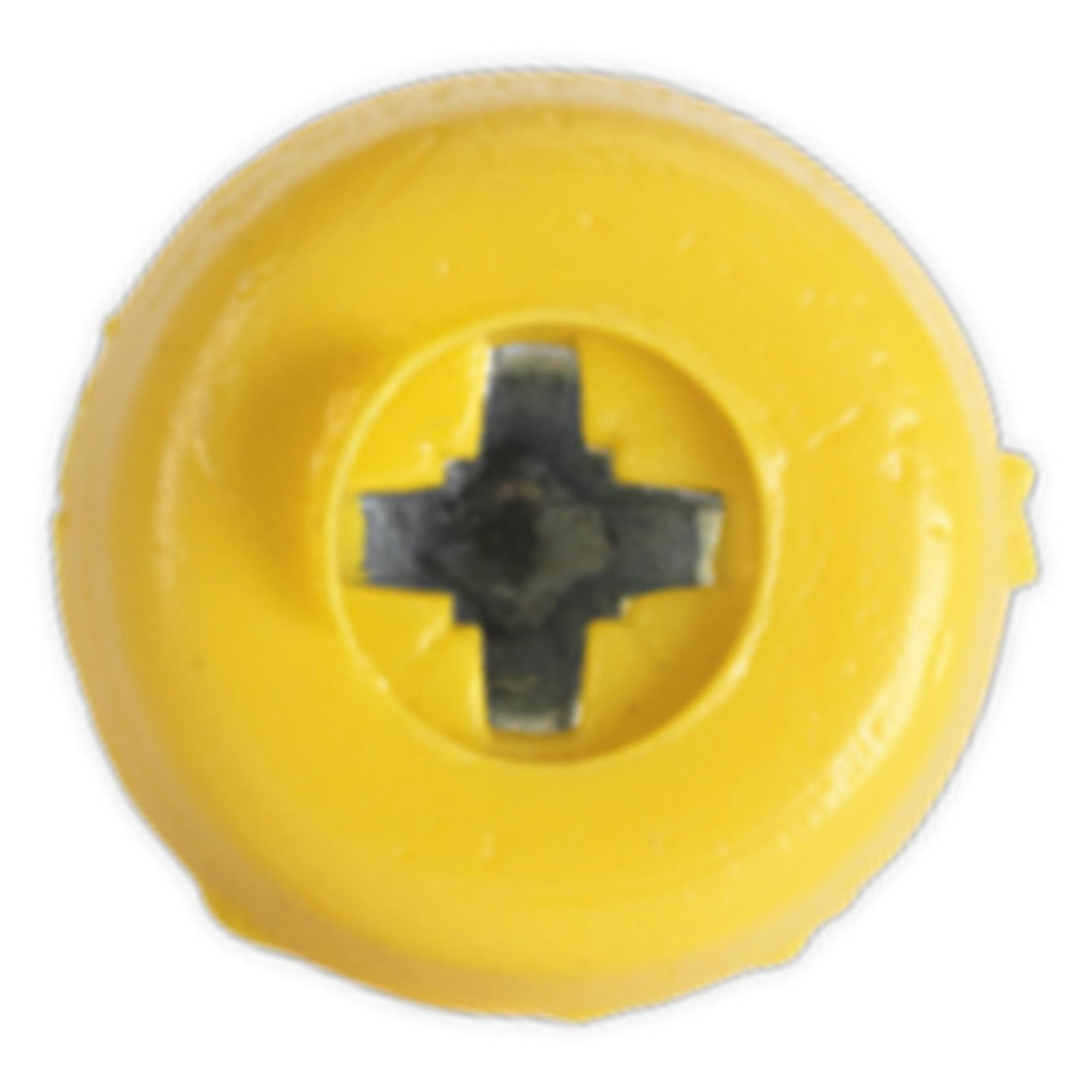 Sealey Numberplate Screw Plastic Head 4.8 x 18mm Yellow Pk of 50