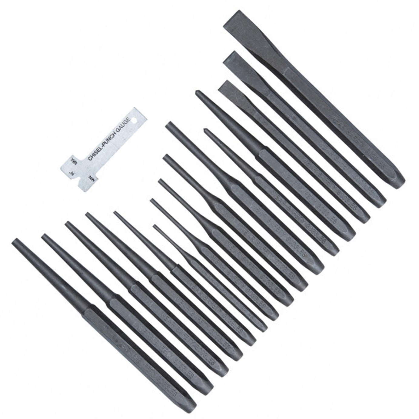 BlueSpot 16Pce Punch and Chisel Set Center Pin Punch Alloy Steel Chisel Lifetime Guarantee