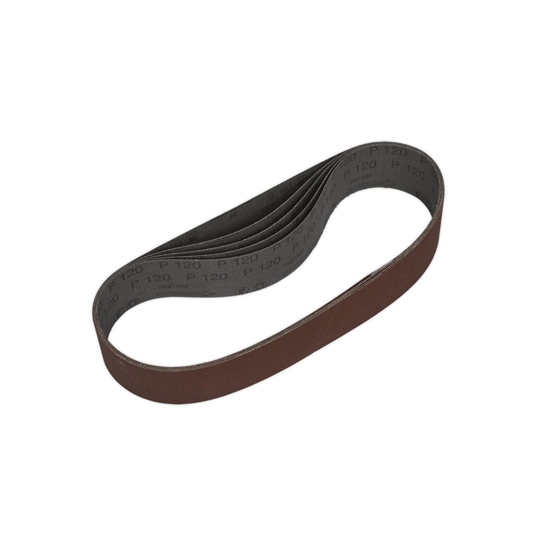 Sealey Sanding Belt 50 x 686mm 120Grit Pack of 5