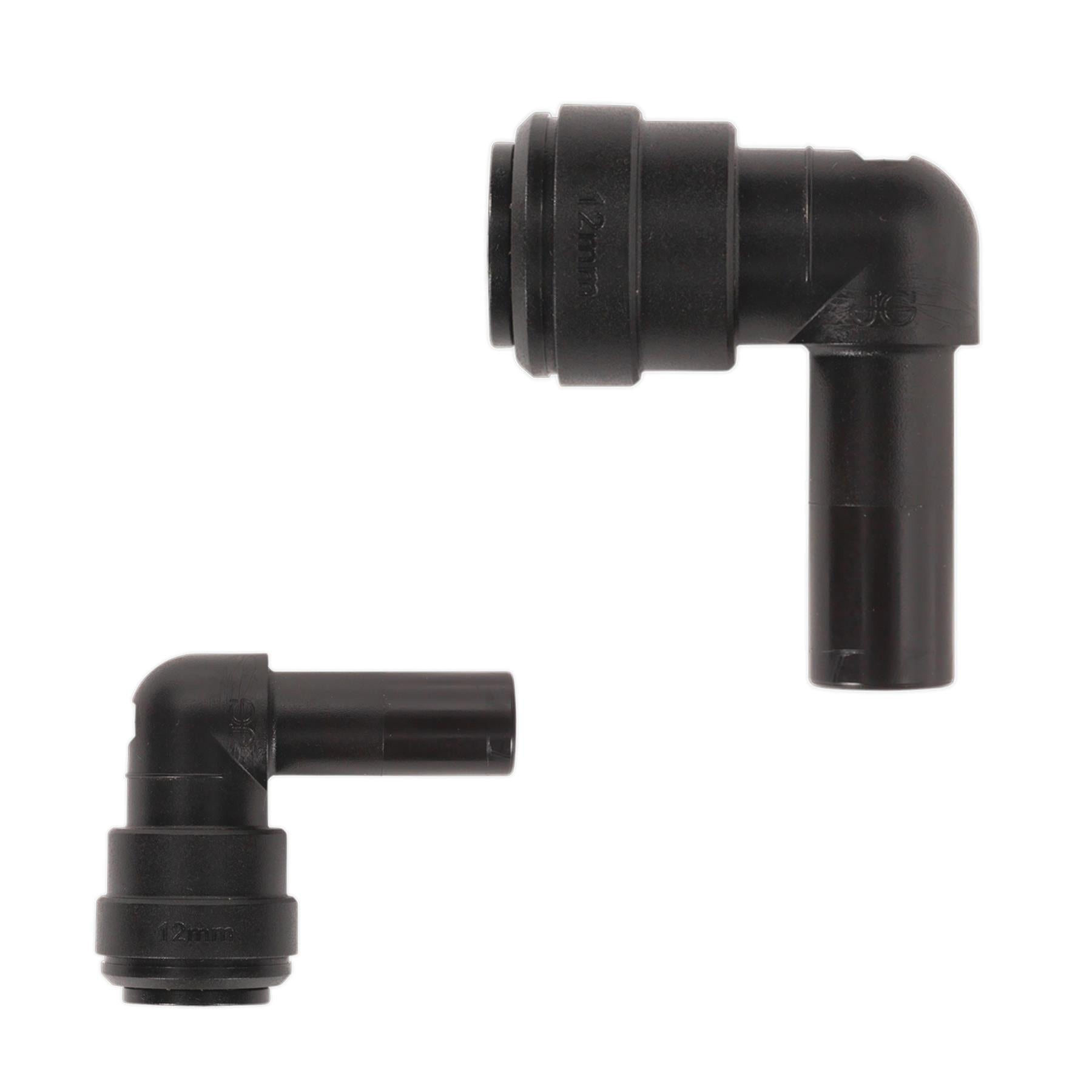 Sealey Stem Elbow 12mm Pack of 5 (John Guest Speedfit - PM221212E)