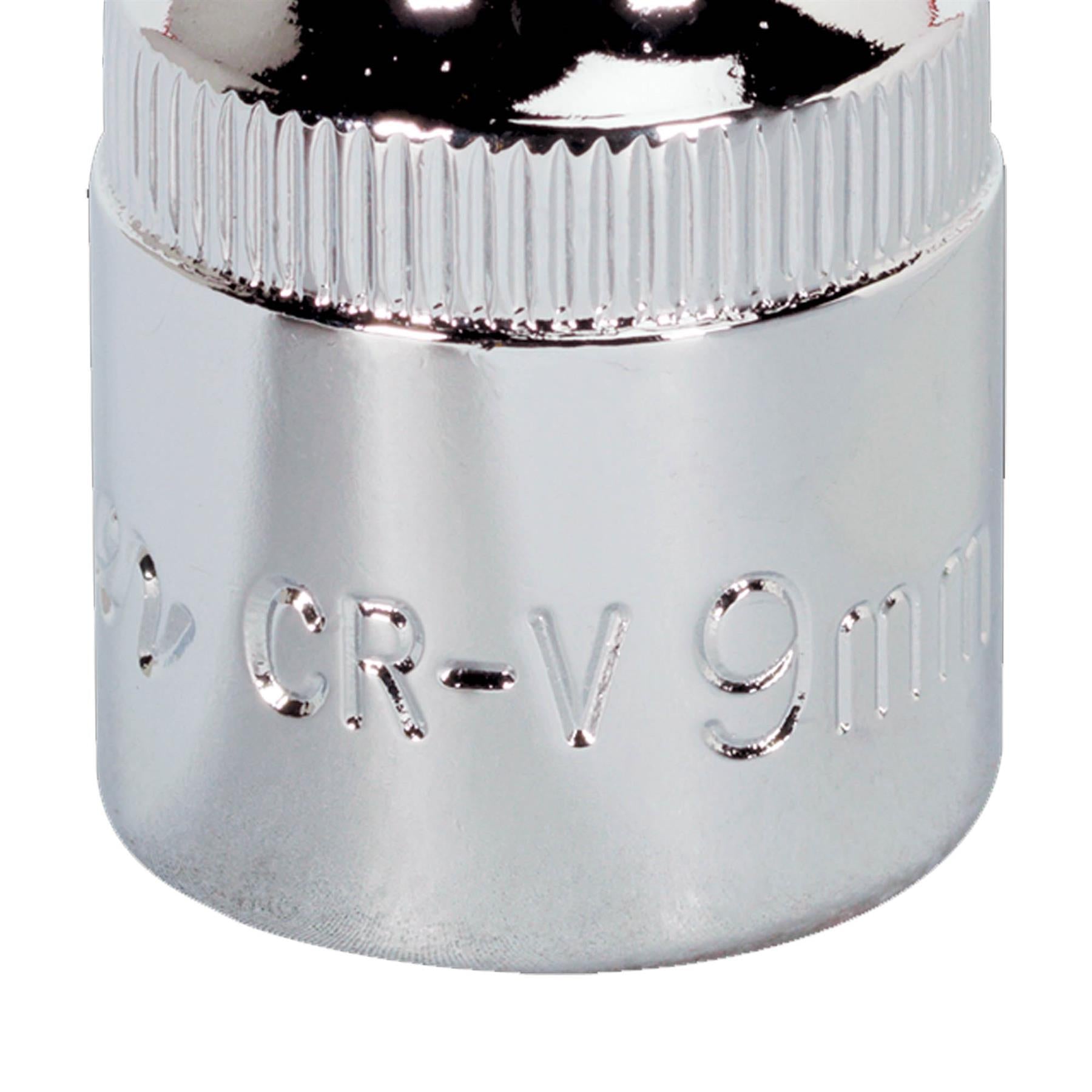Sealey WallDrive Socket 9mm 1/2"Sq Drive Fully Polished