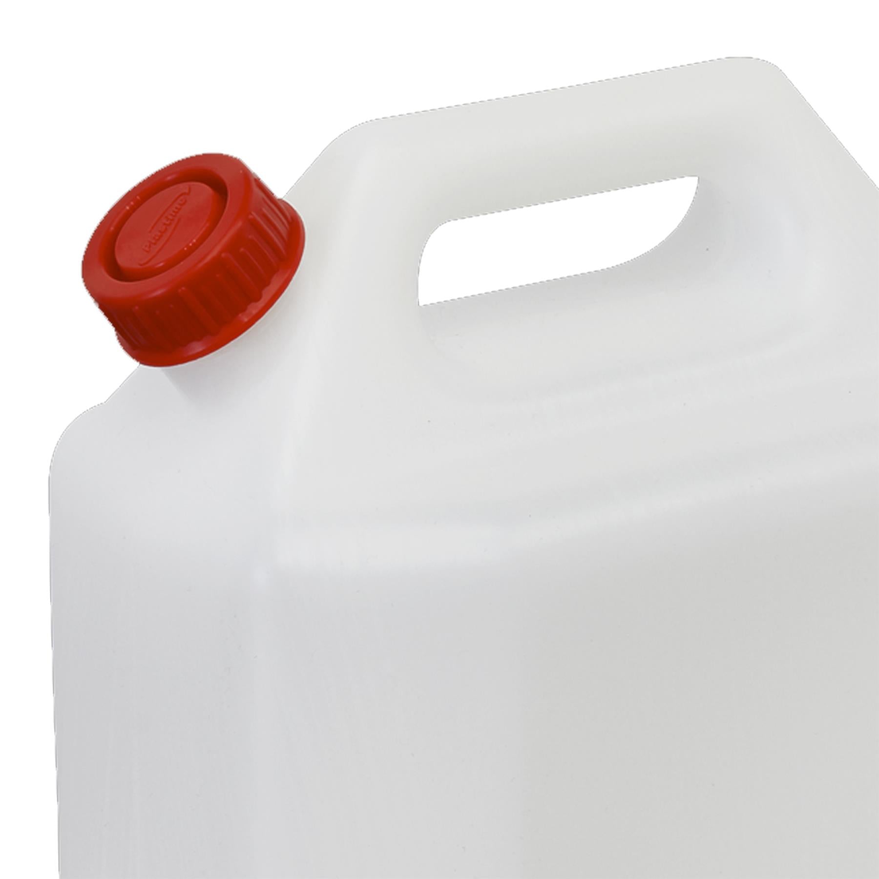 10L Plastic water container with screw cap and inner sealing plug Sealey