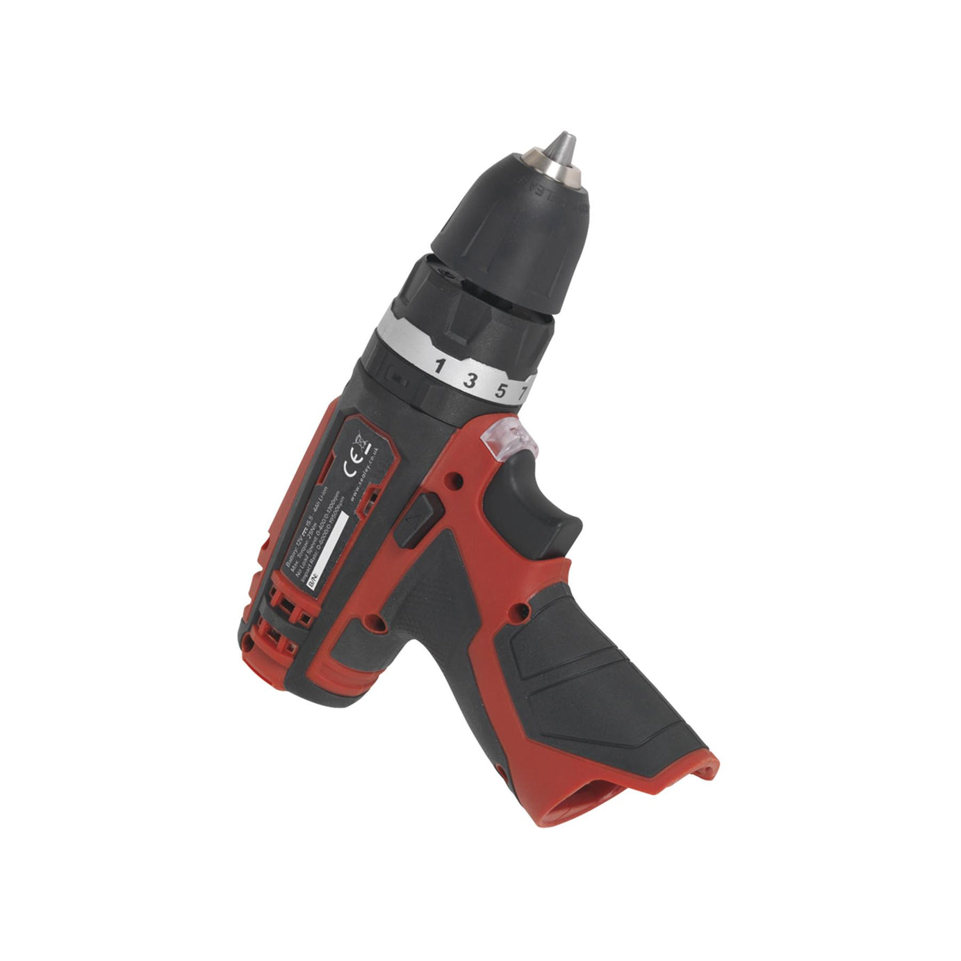 Sealey Cordless Hammer Drill/Driver Ø10mm 12V Lithium-ion - Body Only